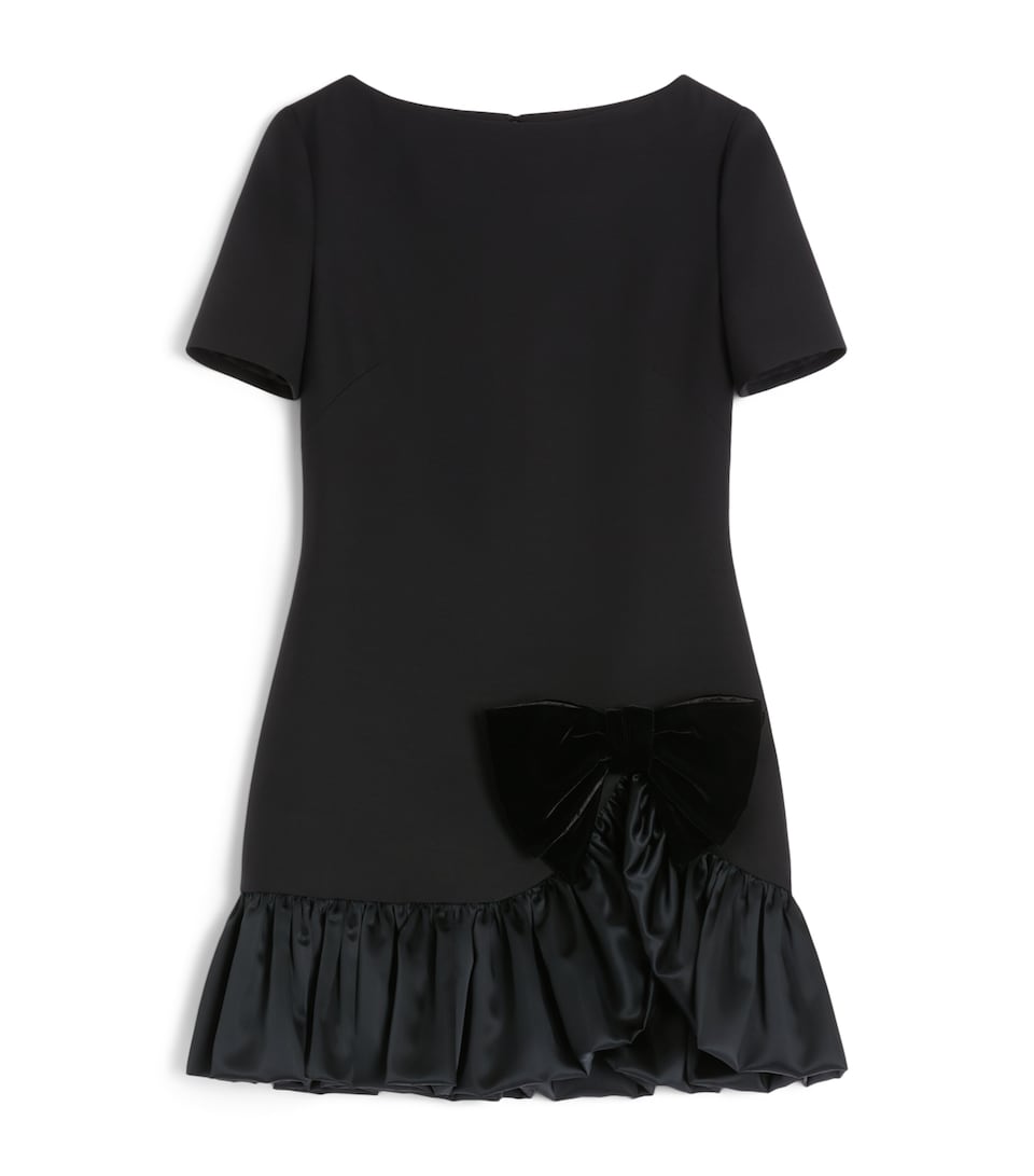 Wool-Silk Mini Dress