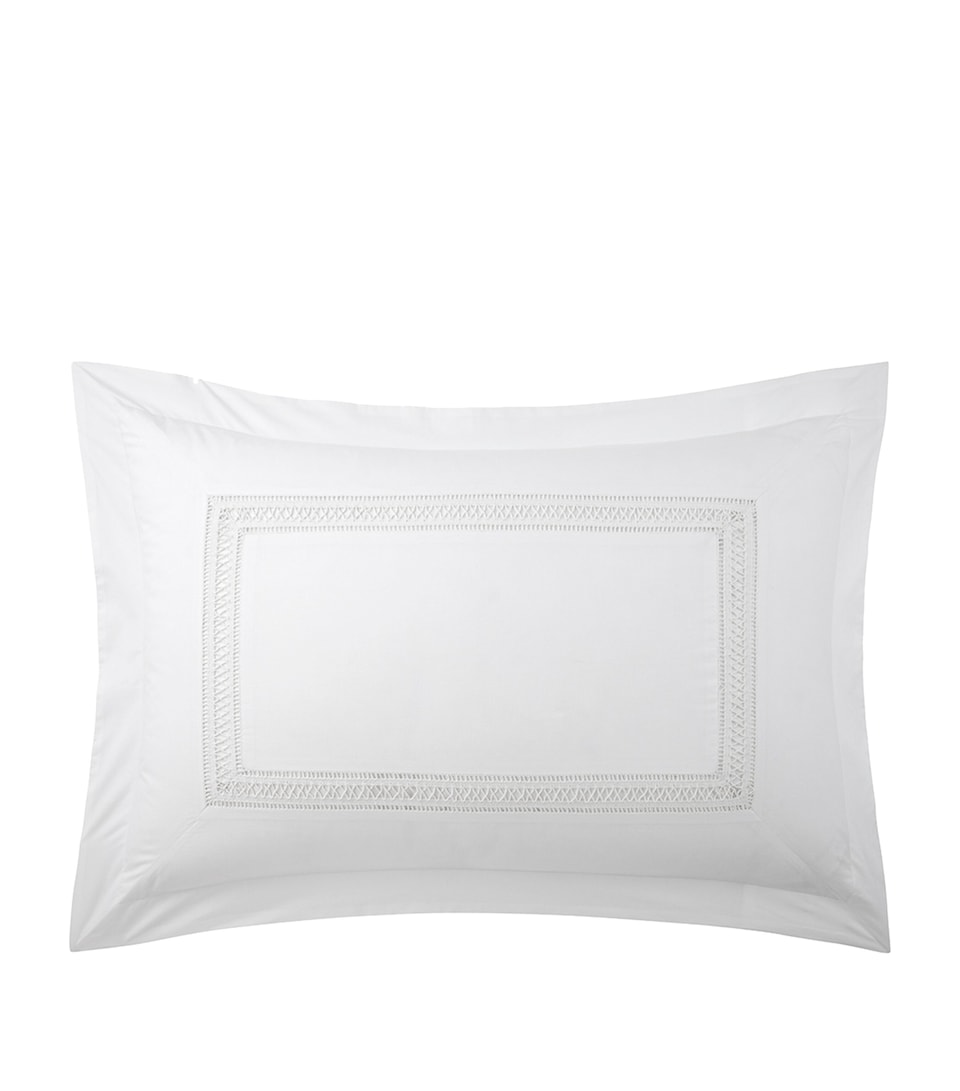 Ralph Lauren Home Meadow Lane Standard Oxford Pillowcase (50cm x 75cm) White