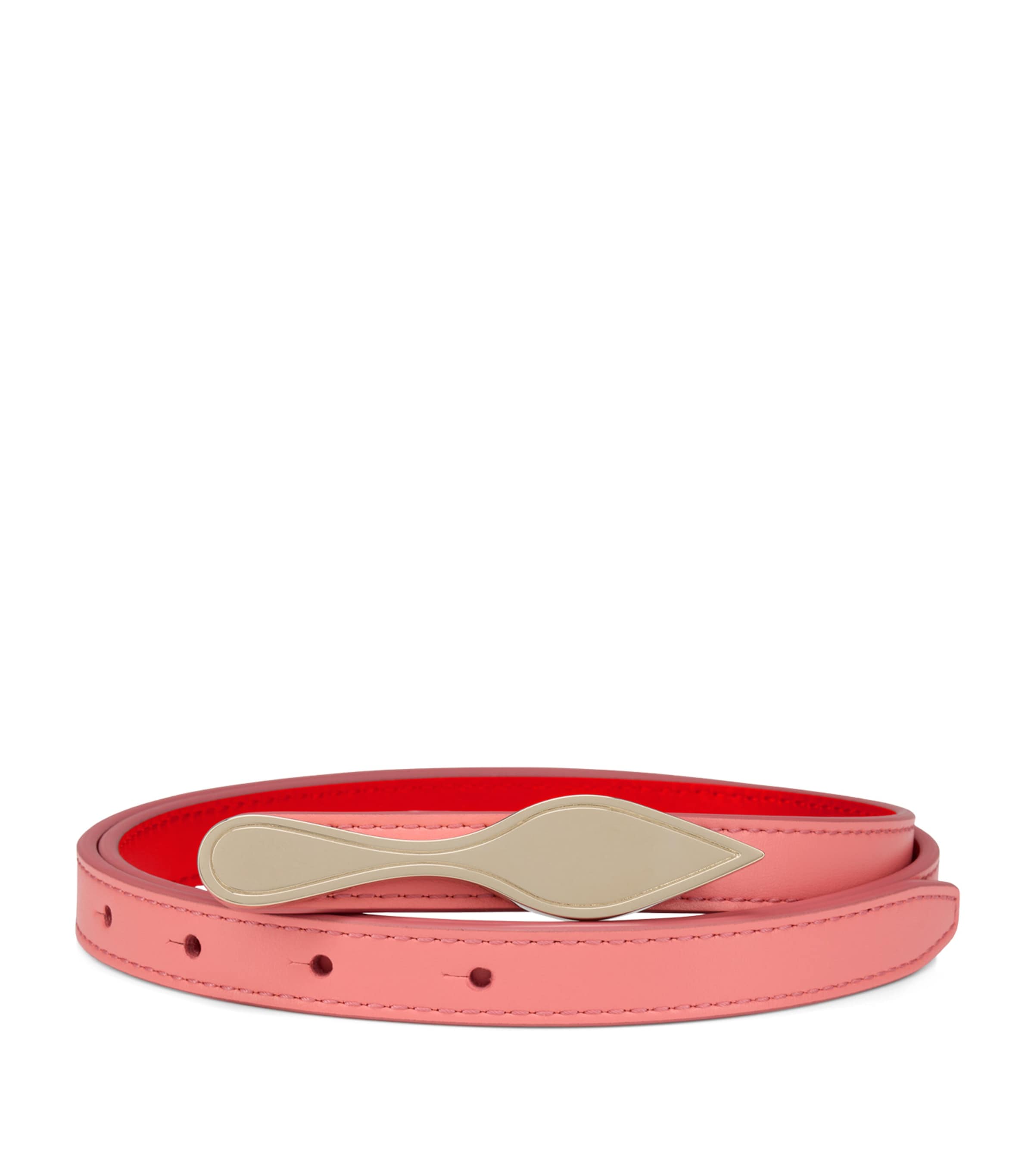 Christian Louboutin Bettina Leather Reversible Belt