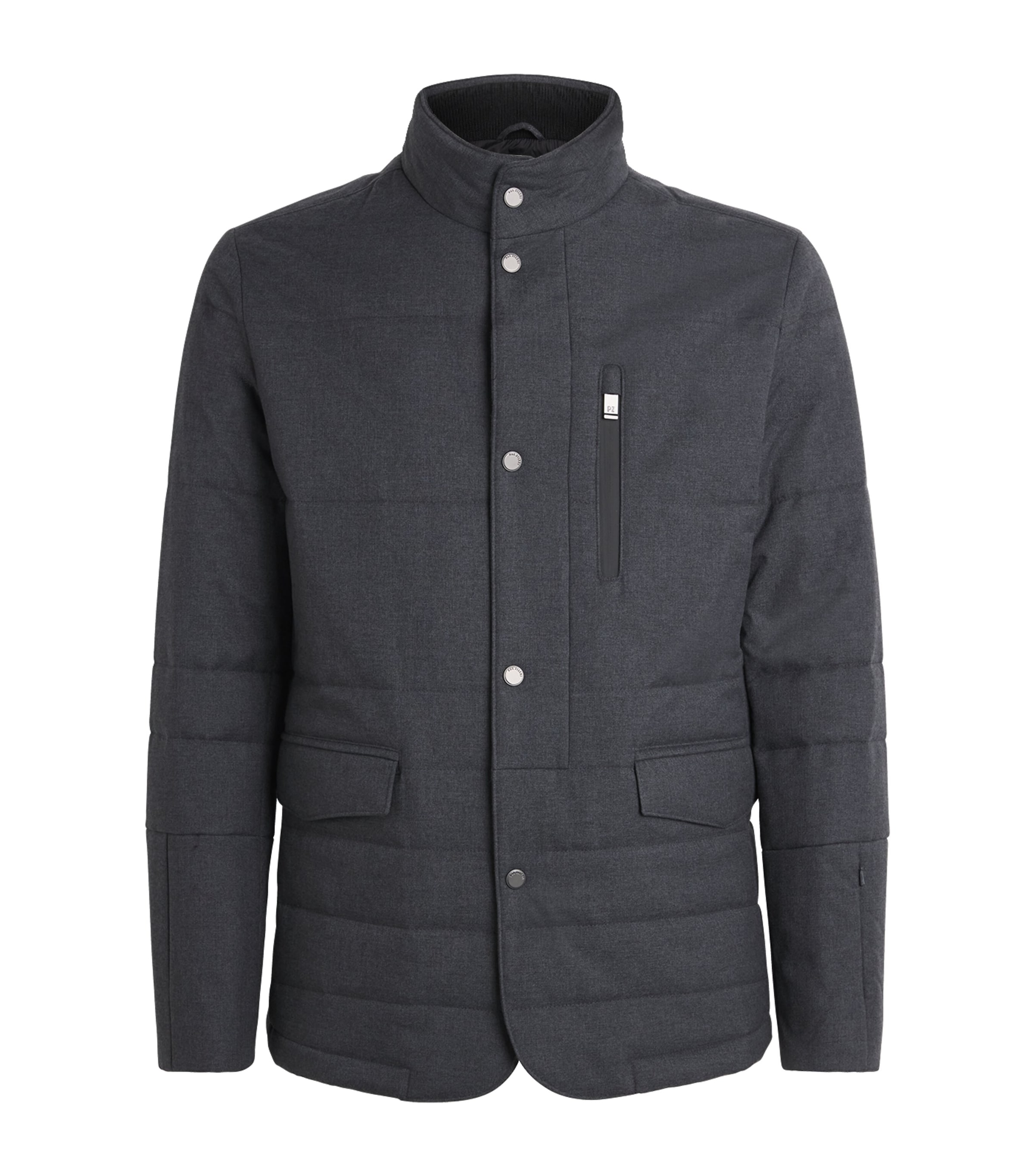 Pal Zileri Mens Padded Jacket Grey