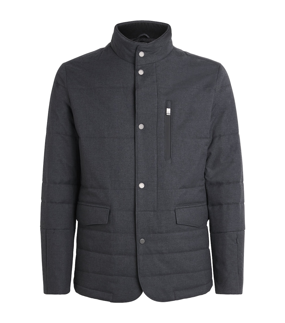 Pal Zileri Mens Padded Jacket Grey