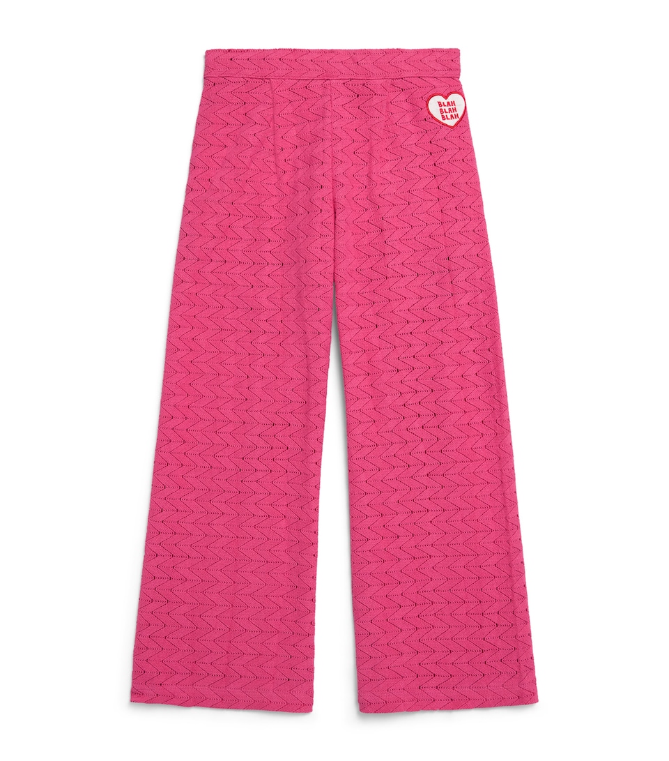 Mini Rodini Organic Cotton Knit Trousers (3-11 Years)