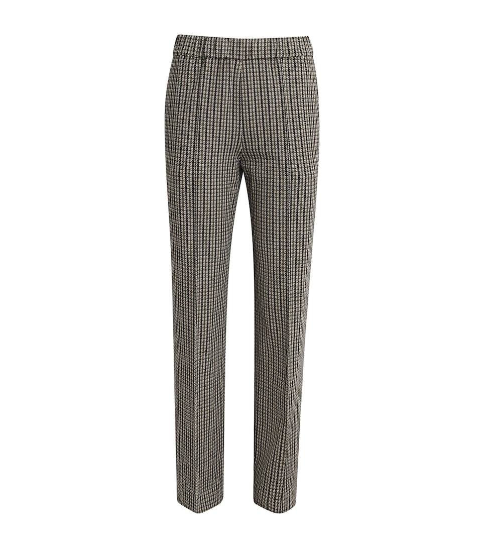 Fabiana Filippi Womens Houndstooth Slim Trousers Only One Colour
