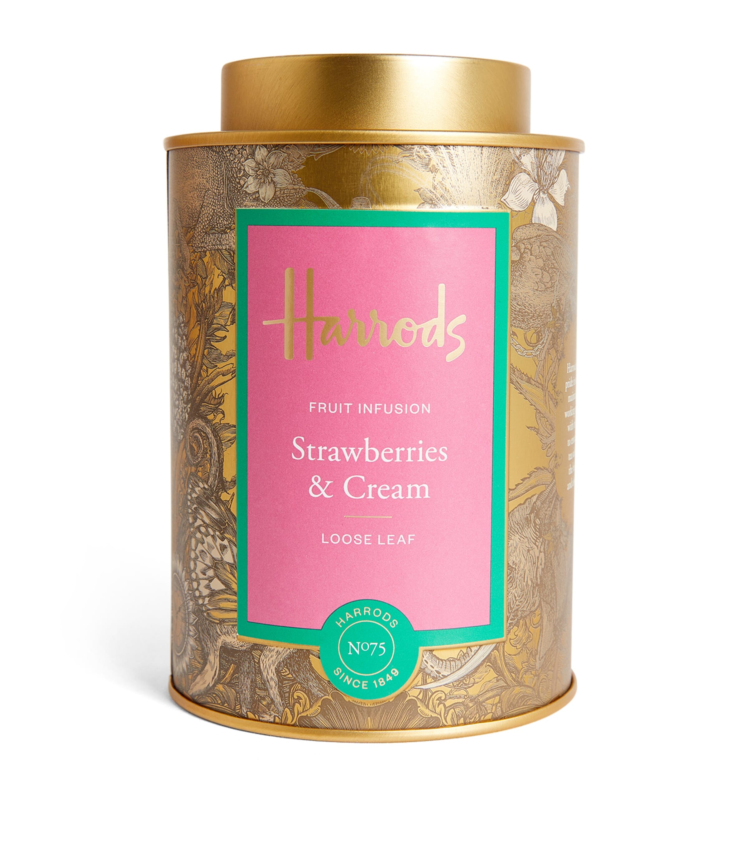 Harrods No. 75 Strawberries & Cream Loose Leaf Tea (125g)