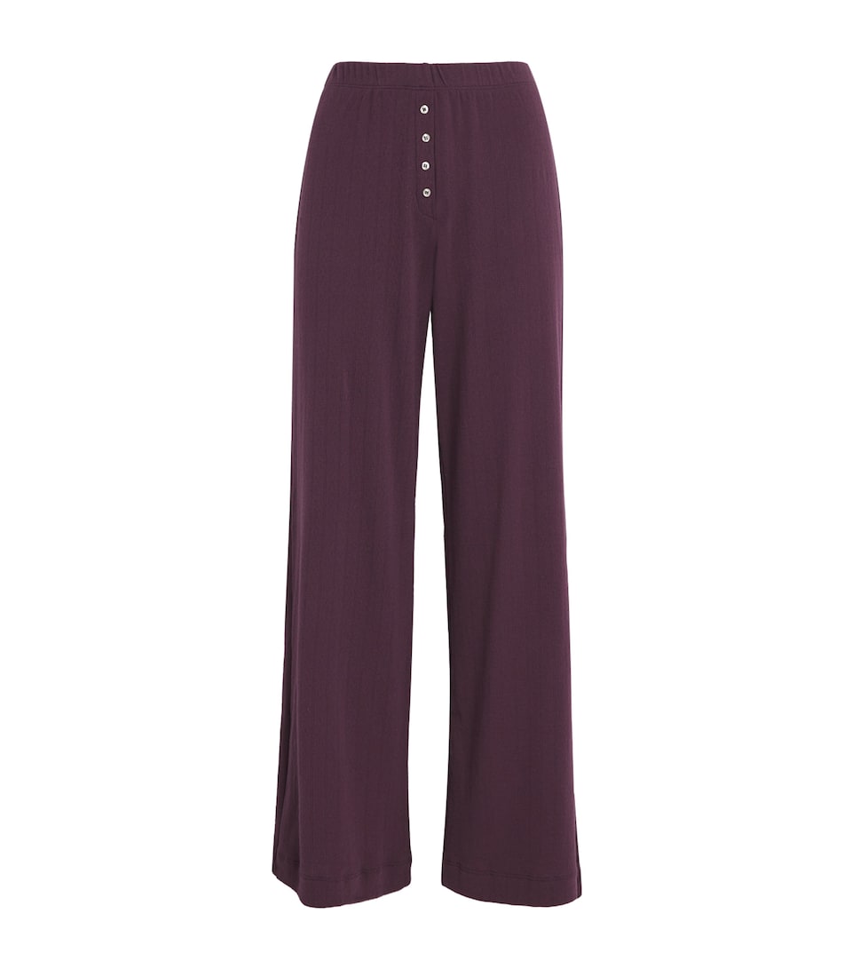 Cotton Pointelle Lounge Trousers