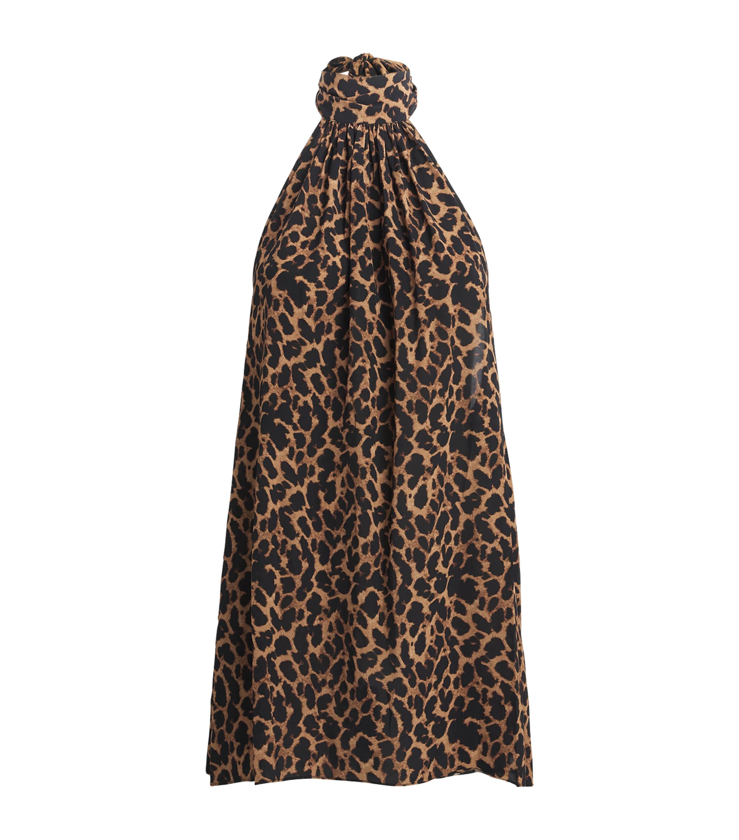 Leopard Ibiza Mini Dress