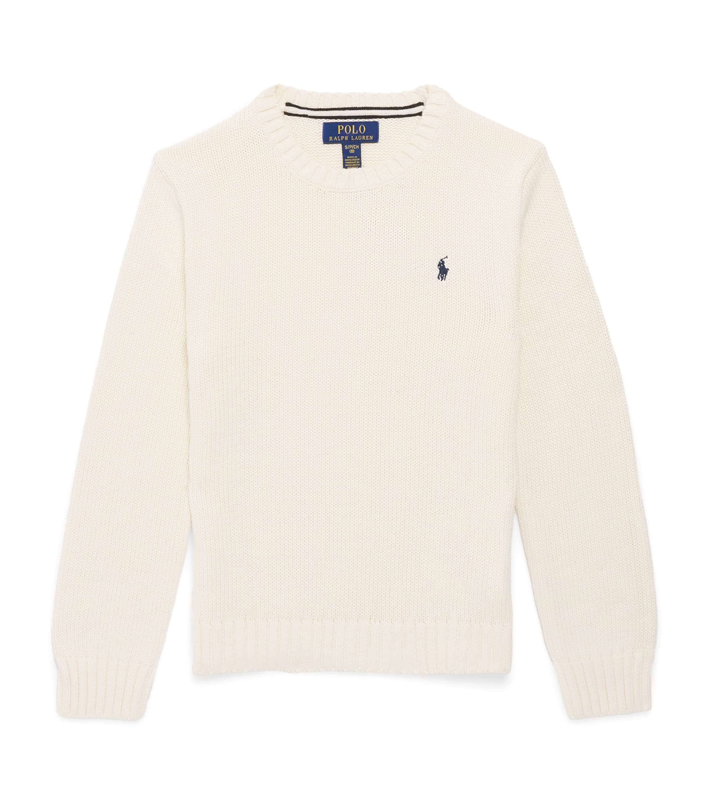 Ralph Lauren Kids Cotton Crew-Neck Sweater (6-14 Years) Clubhouse