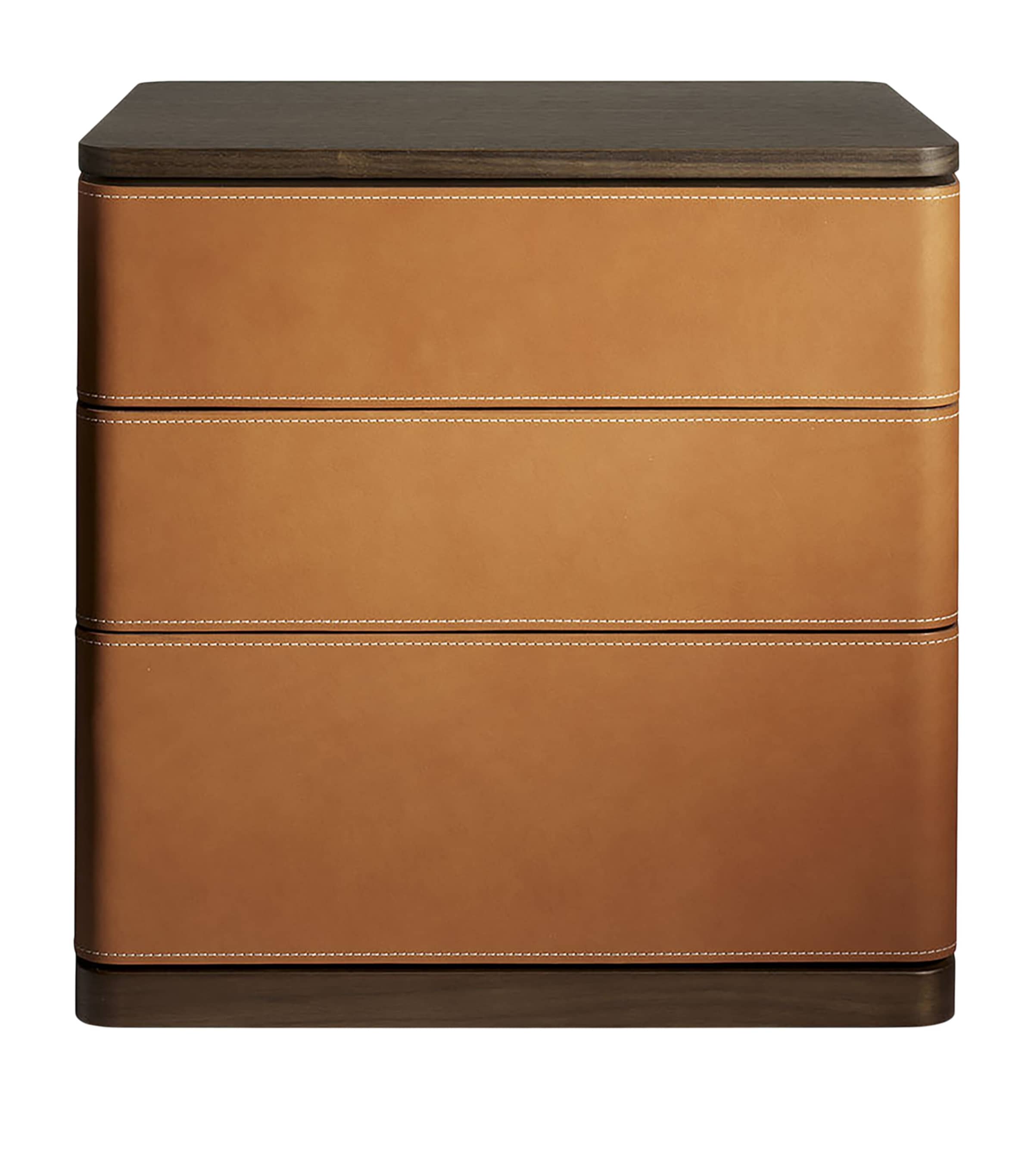 Poltrona Frau Fidelo Bedside Table Saddle Extra Corda