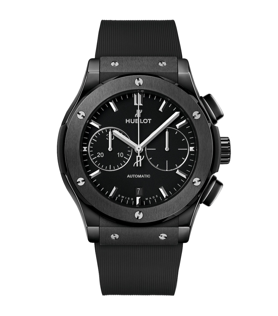 Ceramic Classic Fusion Black Magic Chronograph Watch 45mm