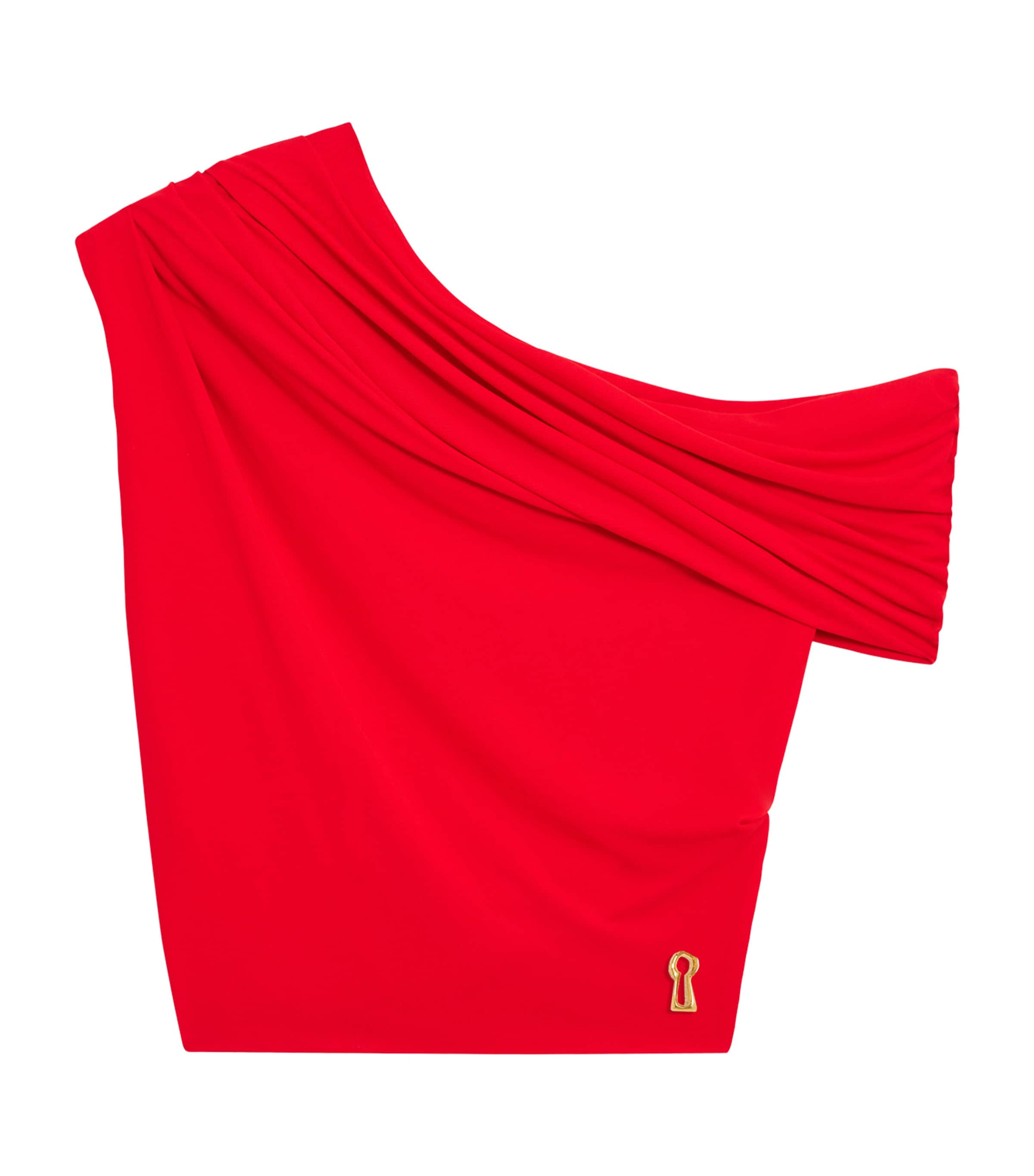 Jacquemus Draped Castagna Mini Dress | Harrods US