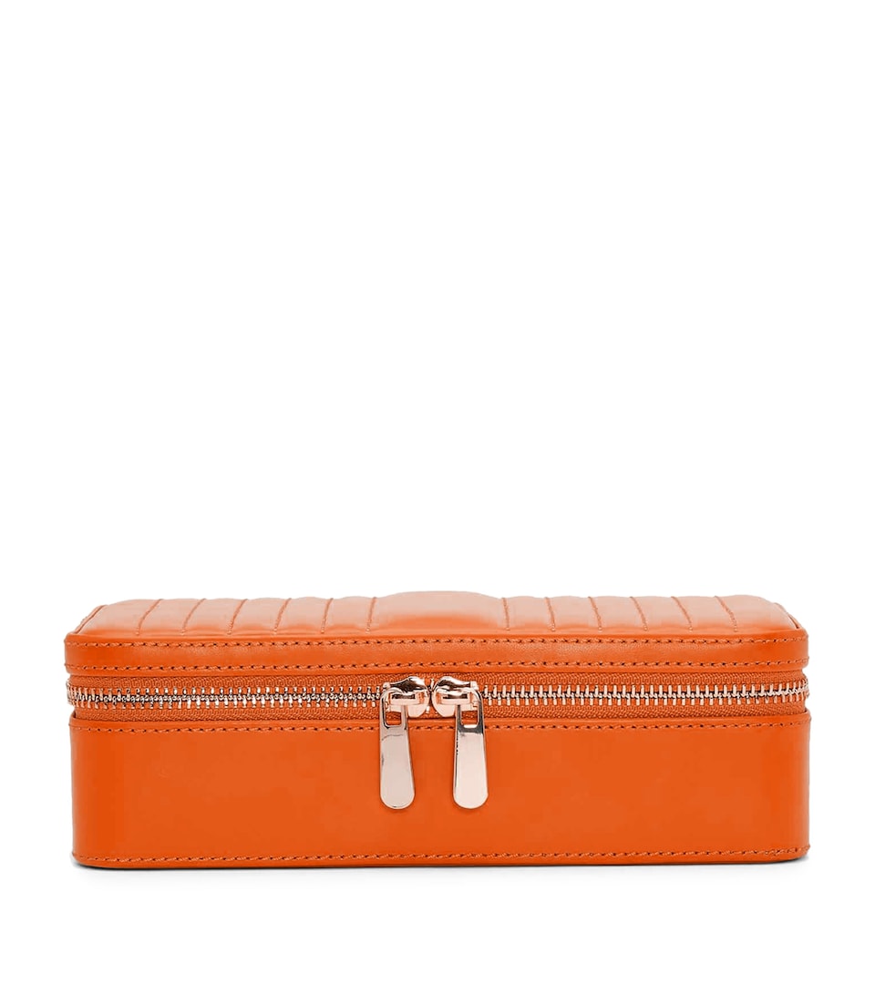 Medium Leather Maria Jewellery Case