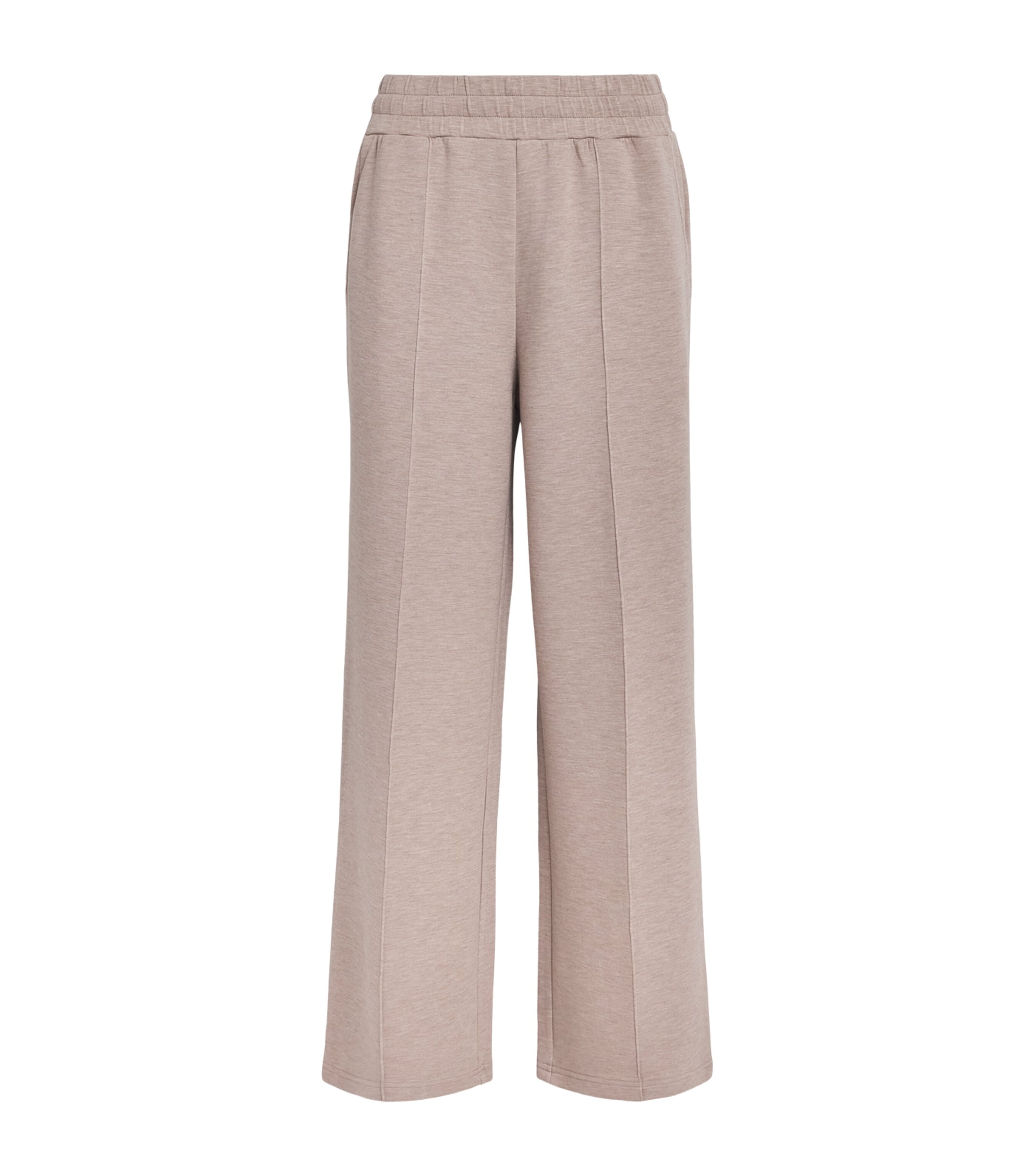 Varley Womens The Wide Leg Trousers Taupe Marl