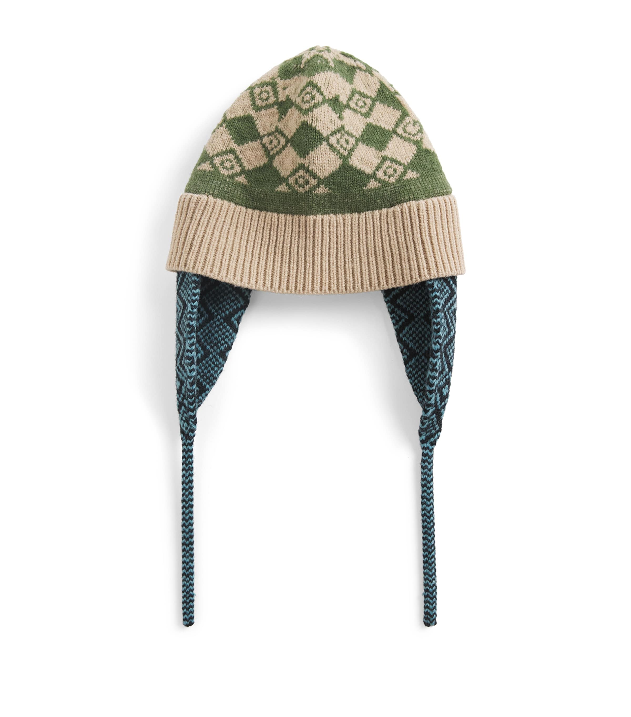 DRIES VAN NOTEN Wool Jacquard Hat