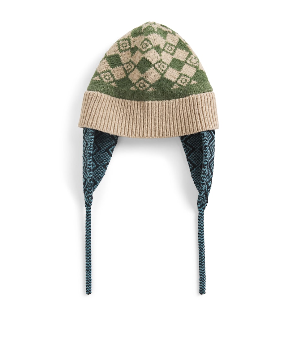 DRIES VAN NOTEN Wool Jacquard Hat