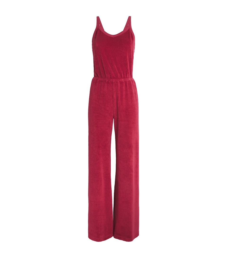 Suzie Kondi Womens Terry Elma Jumpsuit Framboise