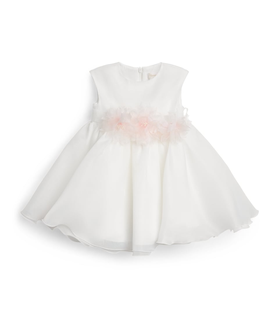 Bimbalo Tulle Floral-Detail Dress (3-24 Months) Pannacream