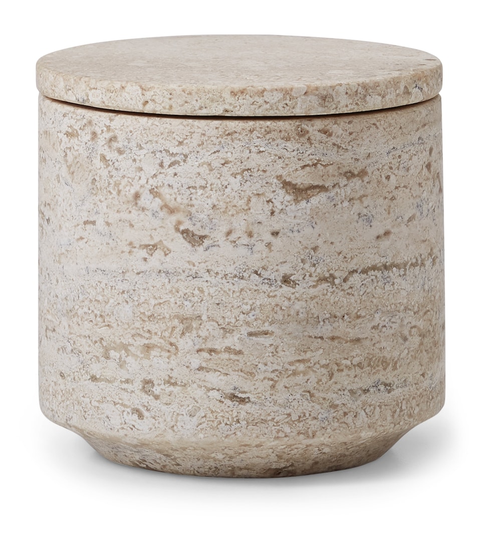 Aztec Travertine Canister