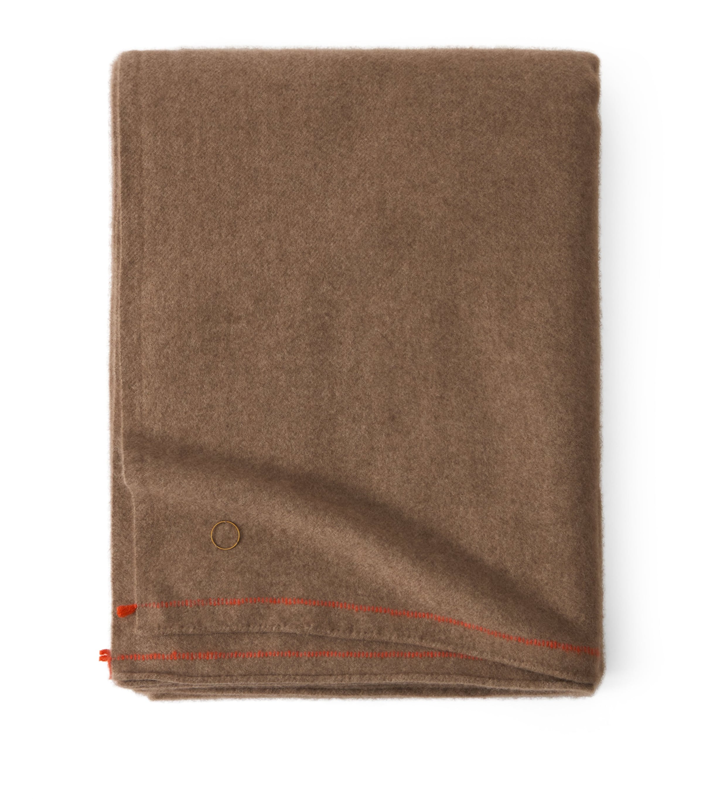 Oyuna Cashmere Sabra Throw (200cm x 145cm) Taupe