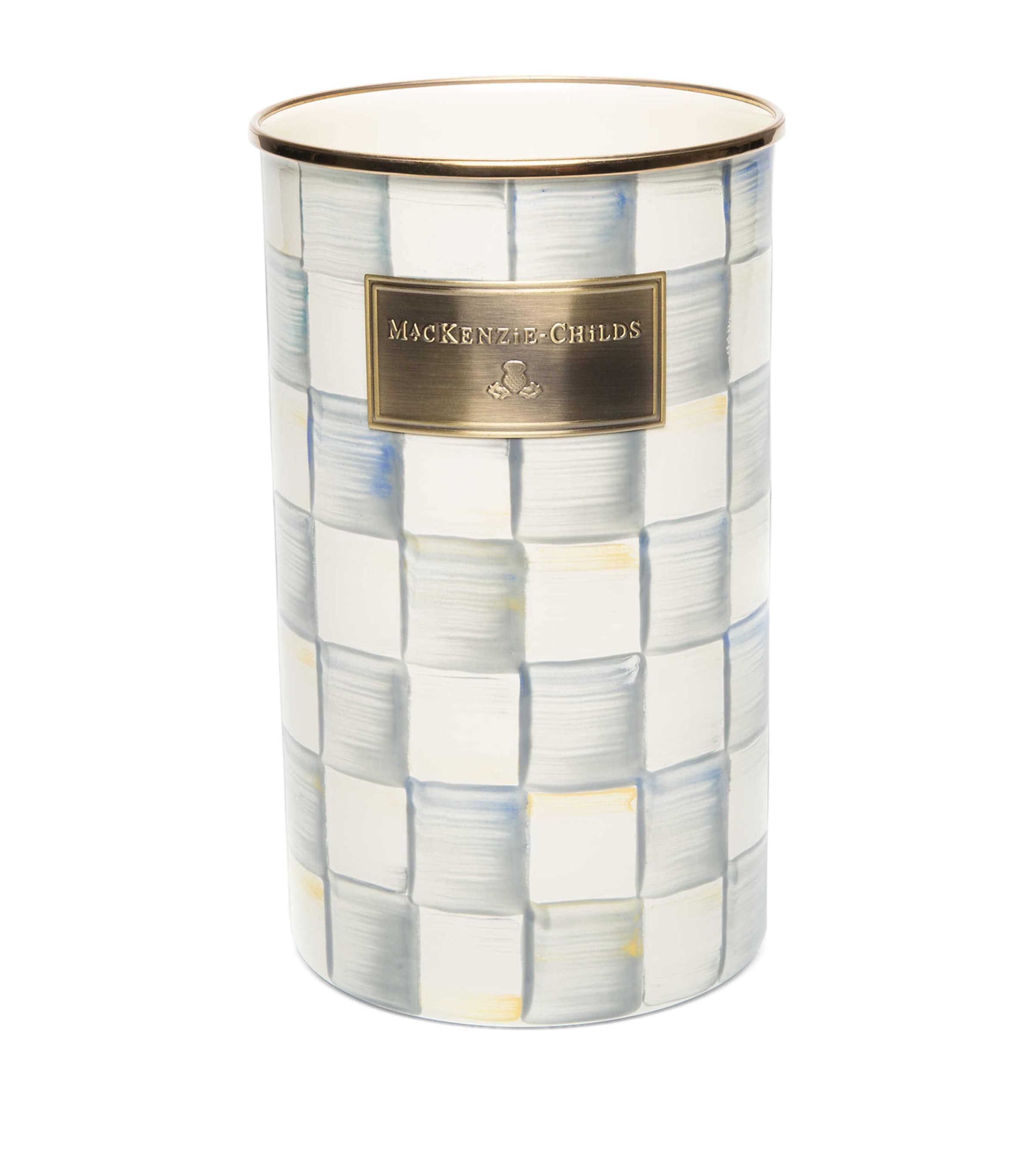 Sterling Check Utensil Holder (21.5cm)