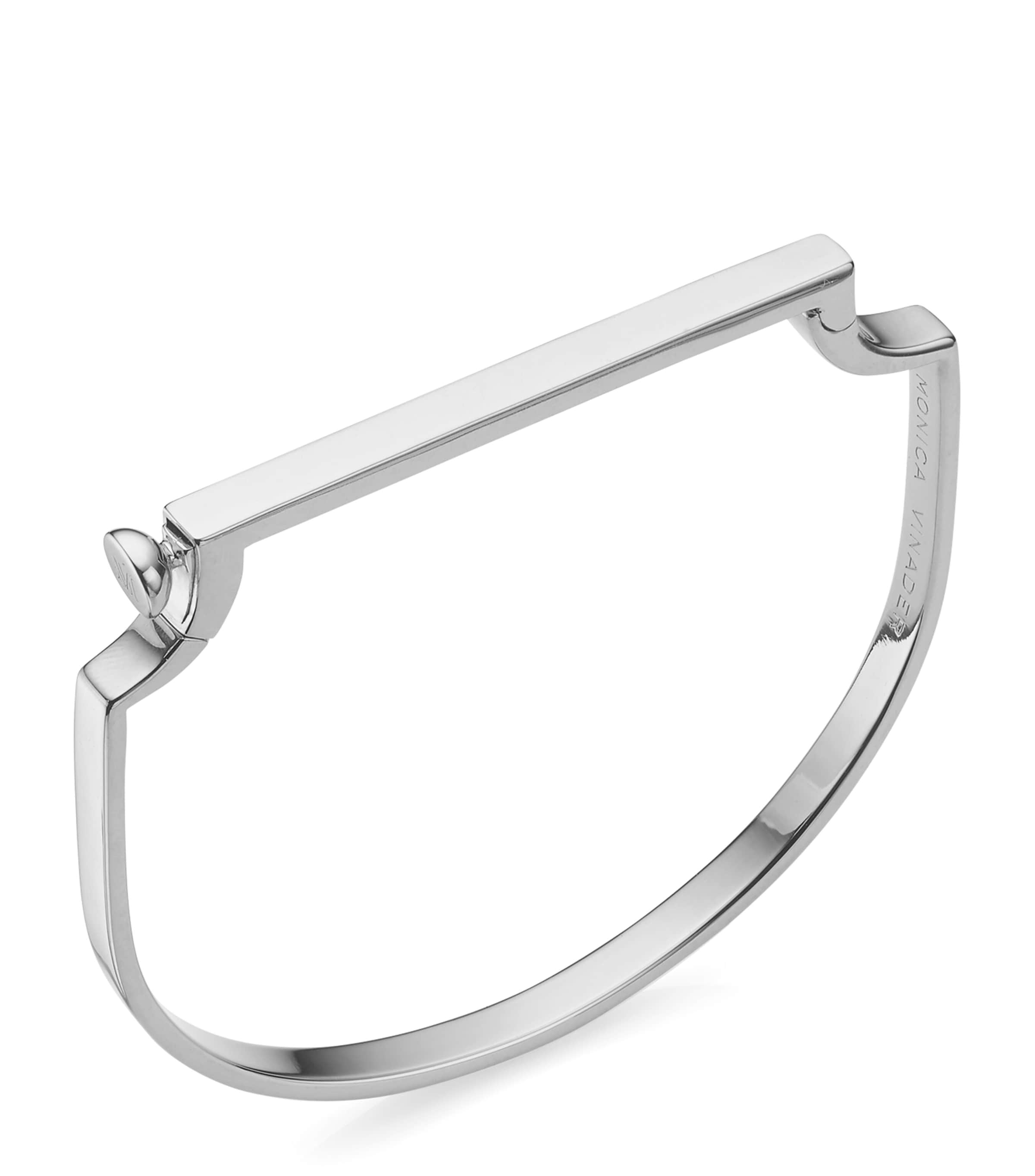 Monica Vinader Sterling Silver Signature Bangle Silver