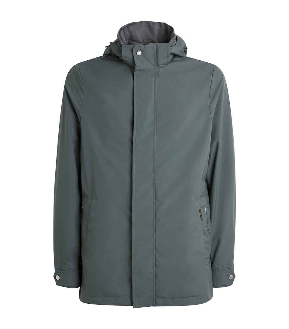 Moorer Mens Recco-STP Coat Ginepro