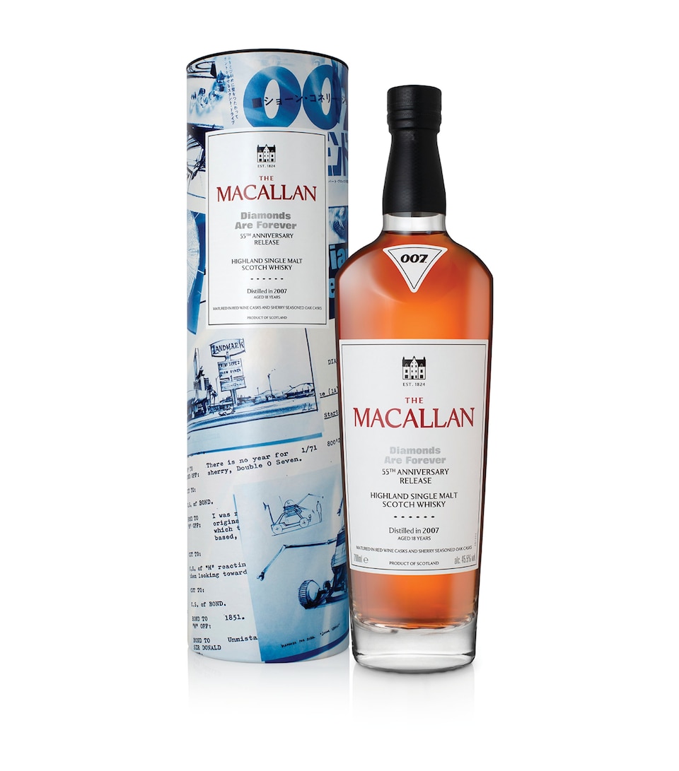 The Macallan 18-Year-Old Diamonds Are Forever 55th Anniversary Single Malt Scotch Whisky (70cl)