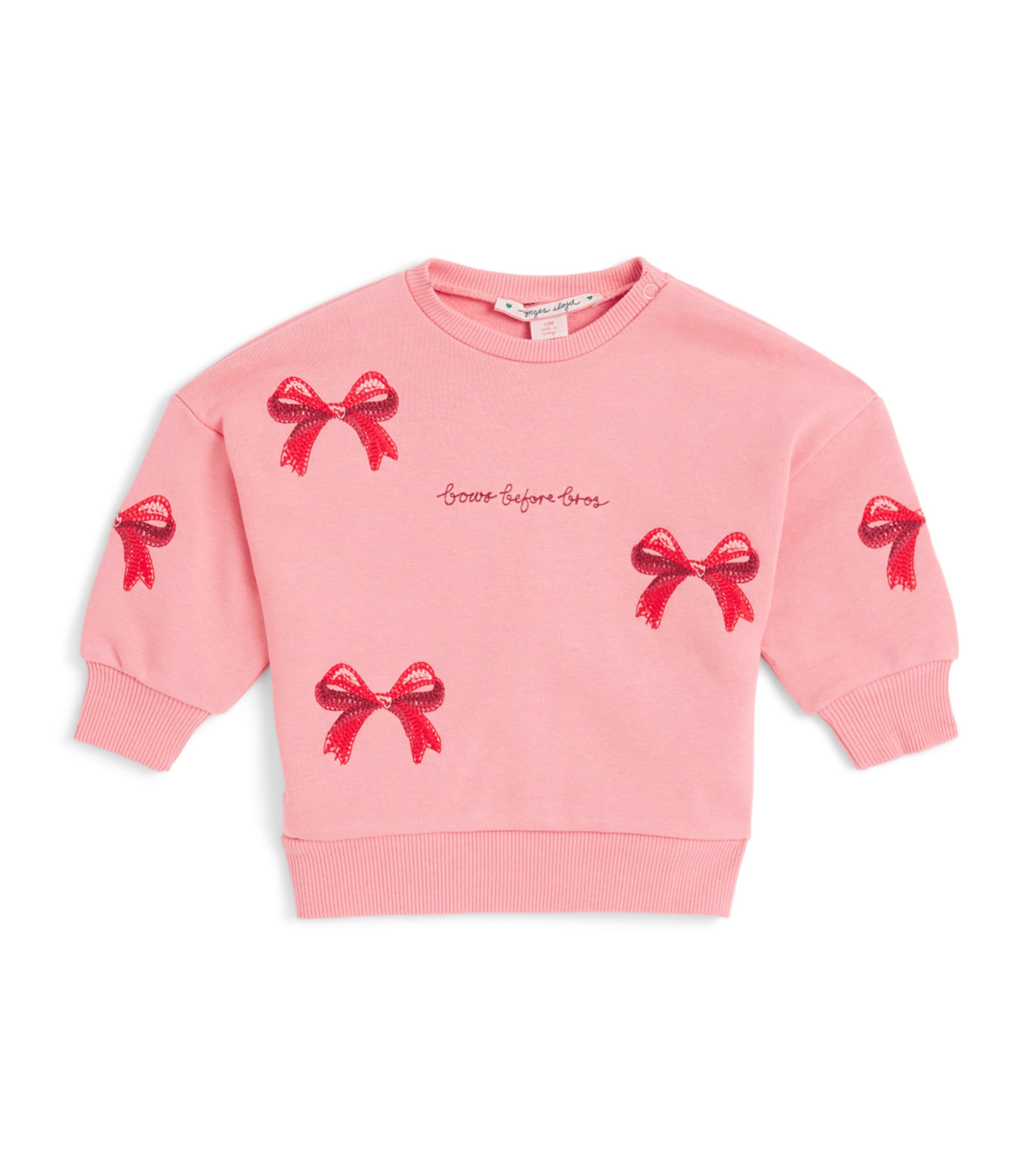 KONGES SLOJD Organic Cotton-Blend Lou Sweatshirt (6 Months - 4 Years) Strwberry Ice