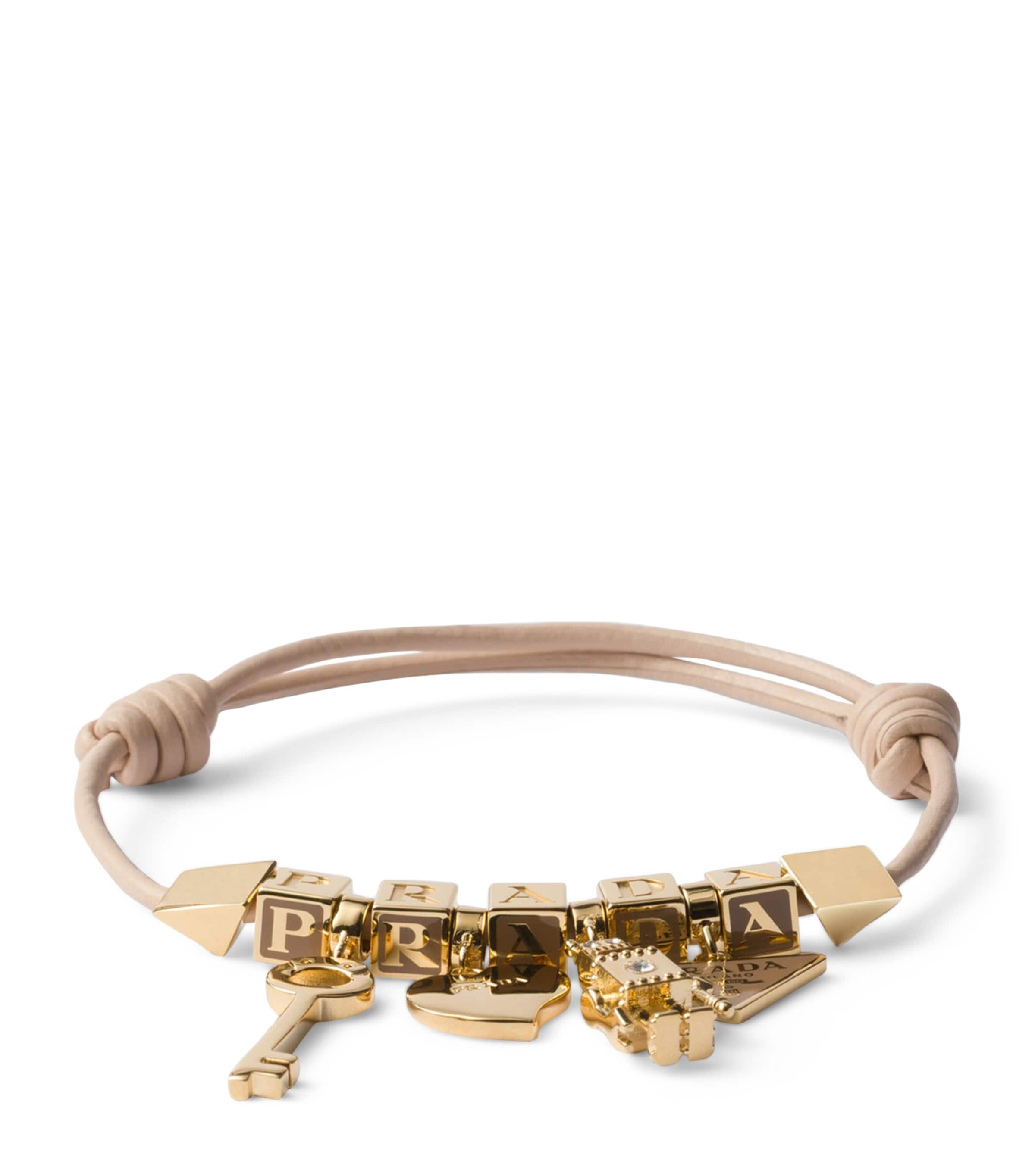 Nappa Leather Charm Bracelet