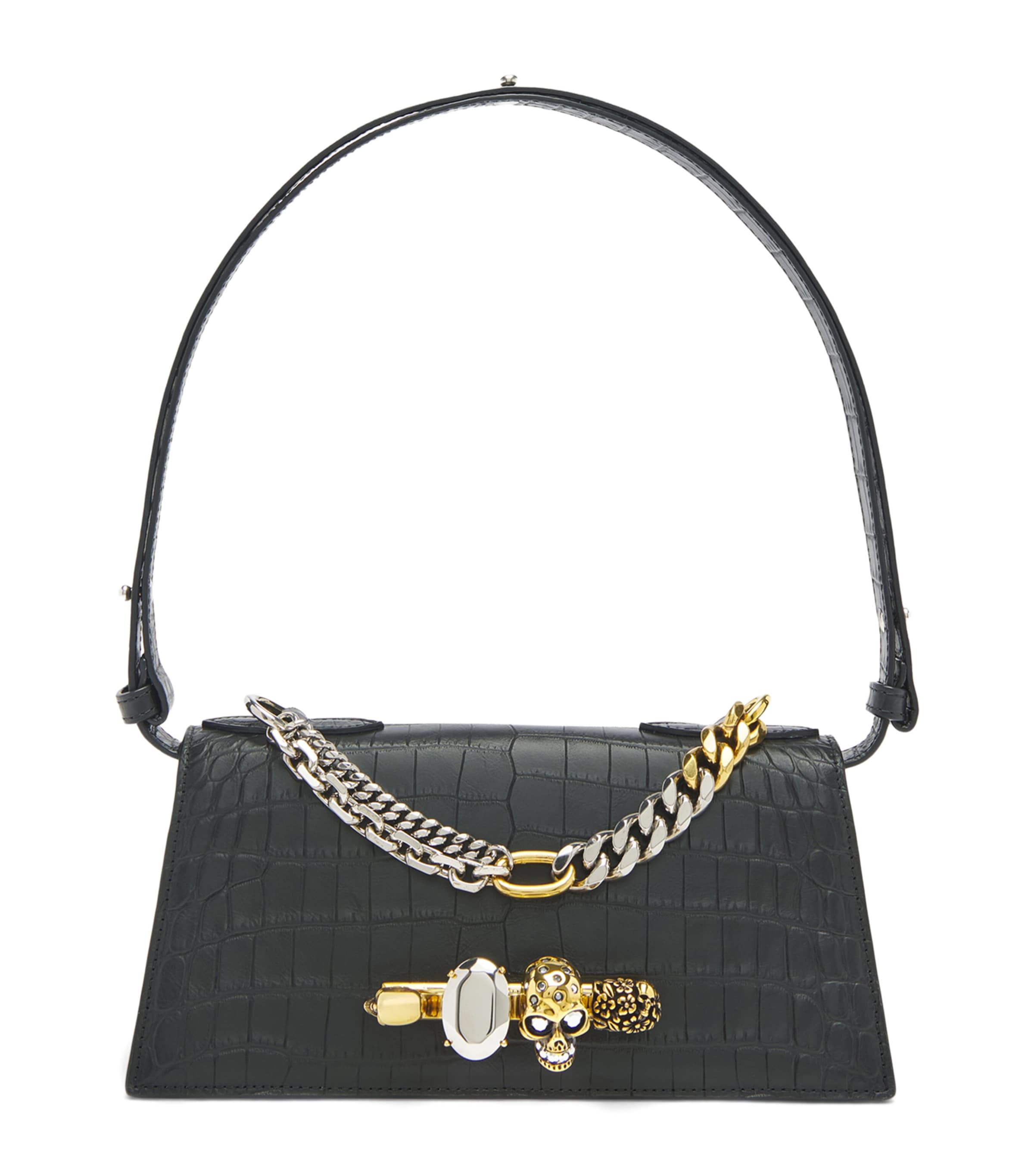 McQueen Mini Jewelled Knuckle Shoulder Bag