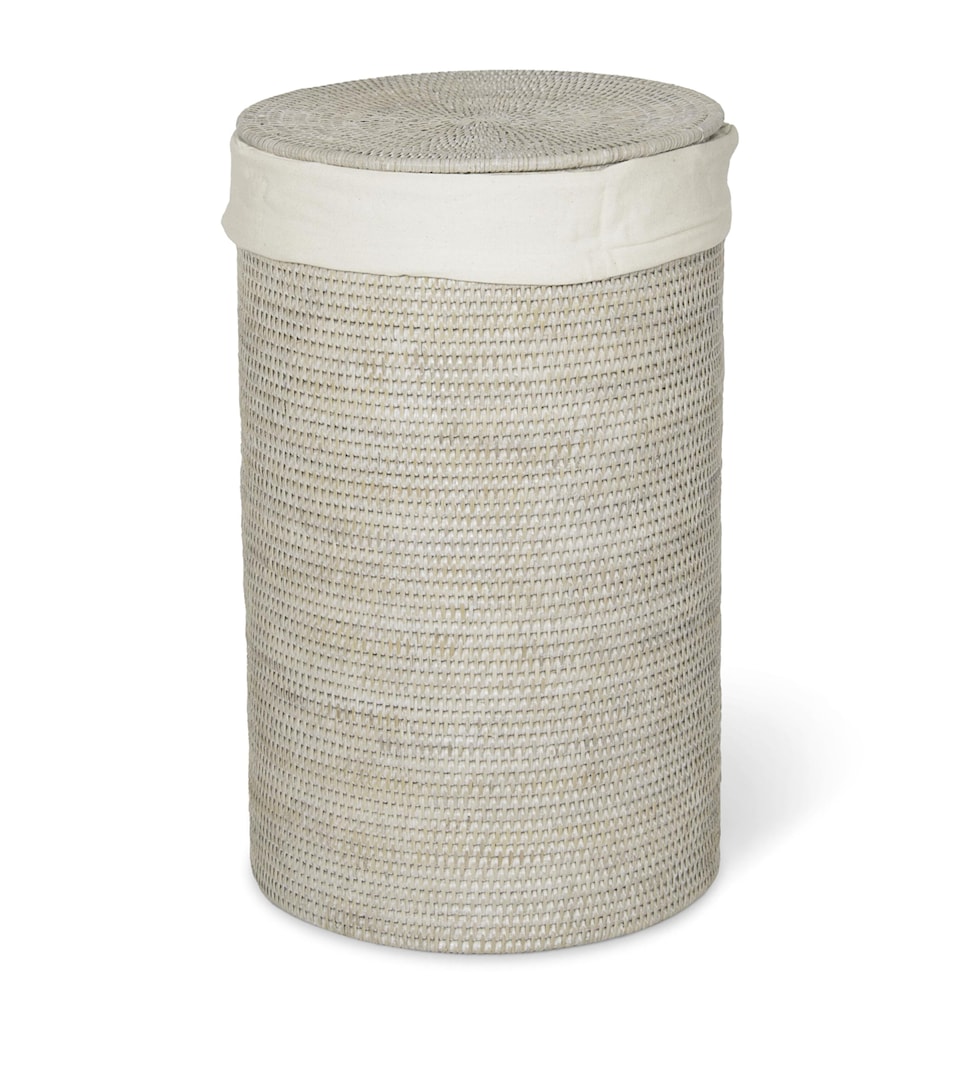 Decor Walther Small Rattan Laundry Basket (55cm) Rattan Light