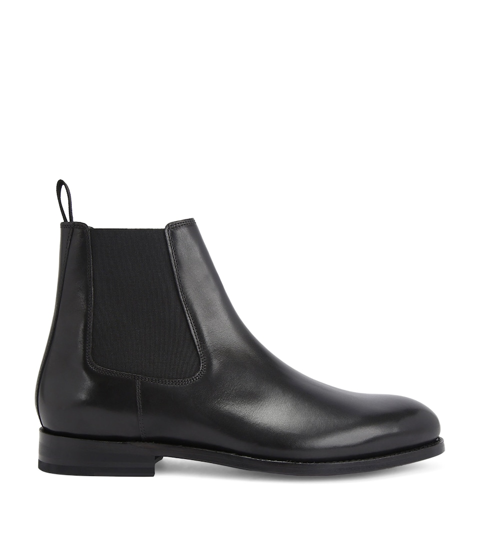 Kurt Geiger London Leather Sloane Chelsea Boots Black