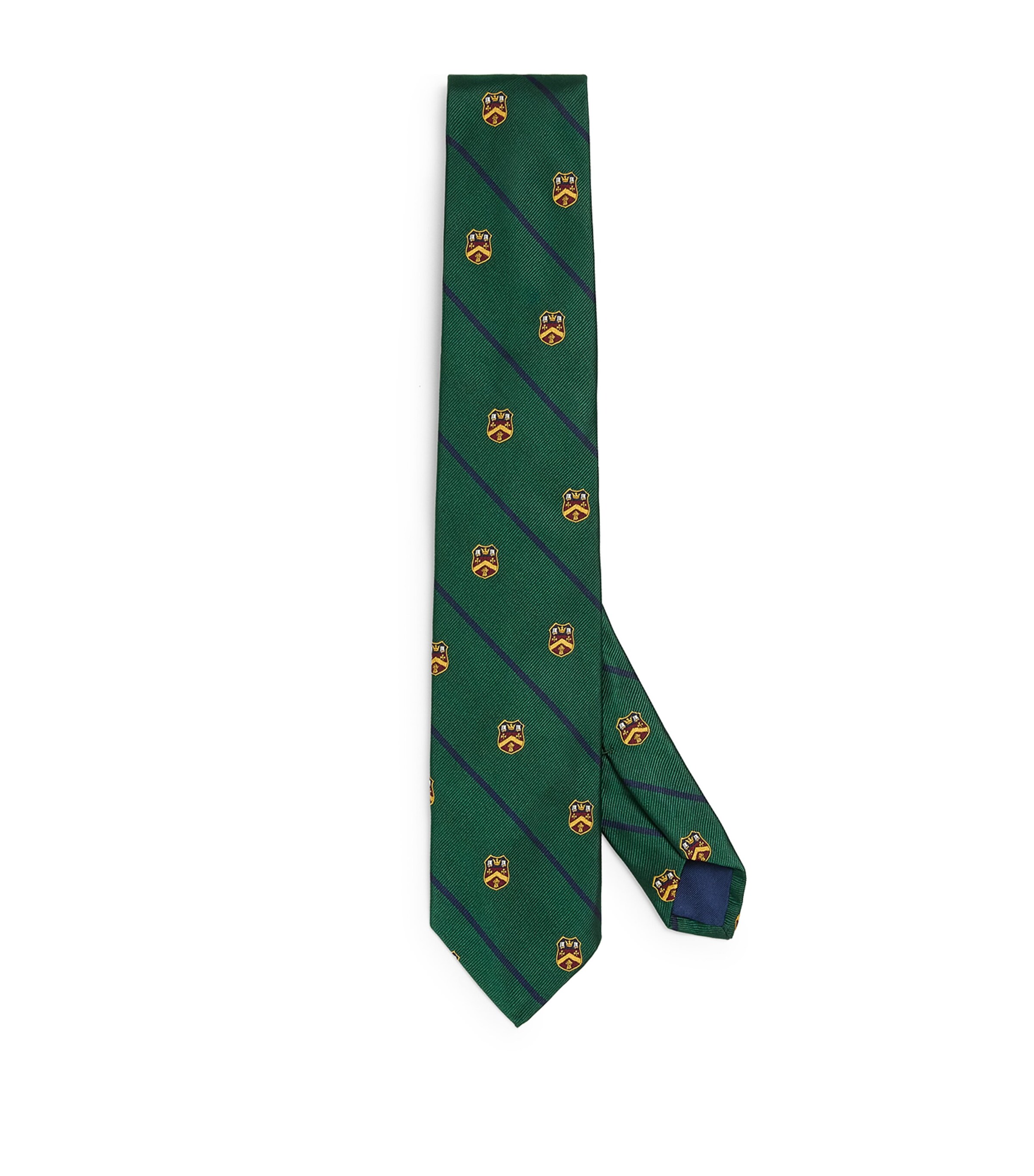 Silk Crest Jacquard Tie