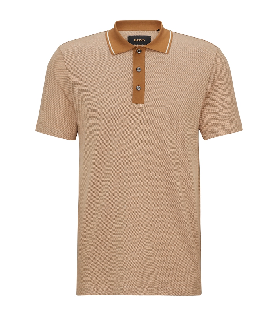 Cotton-Silk Polo Shirt