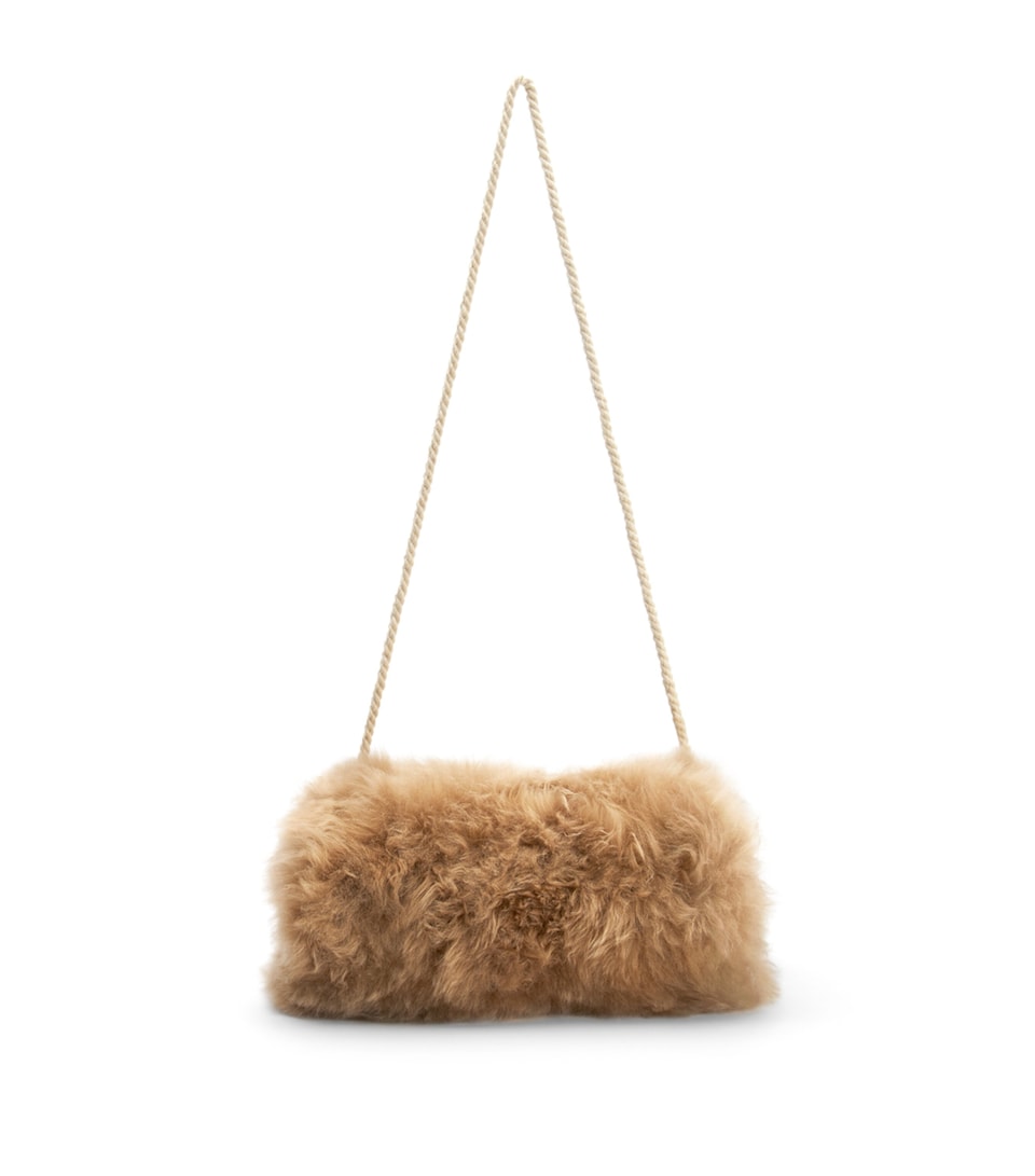 Weich Royal Alpaca Wool Manu Pocket Muff Taupe
