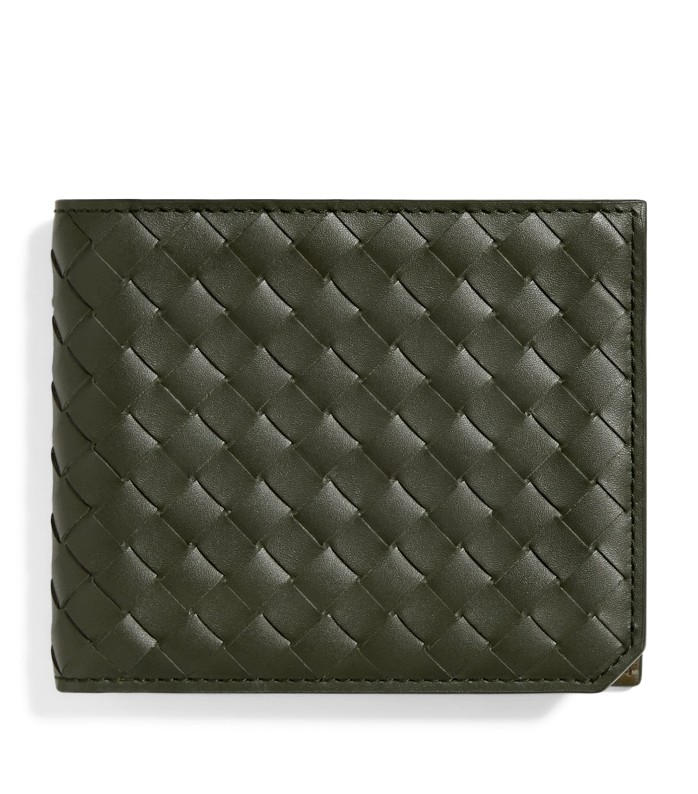 Bottega Veneta Leather Intrecciato Piccolo Bifold Wallet