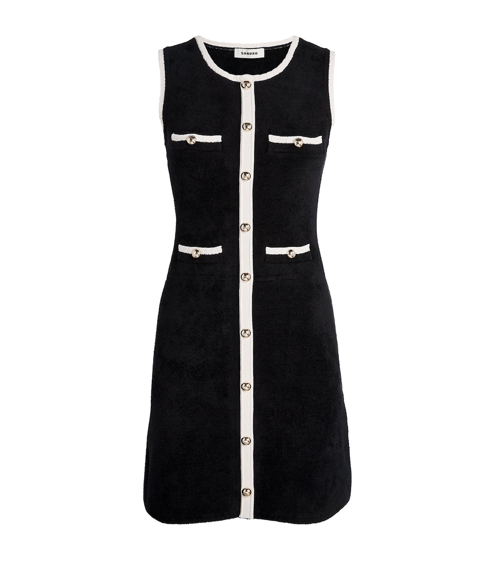 Velvet Knit Mini Dress