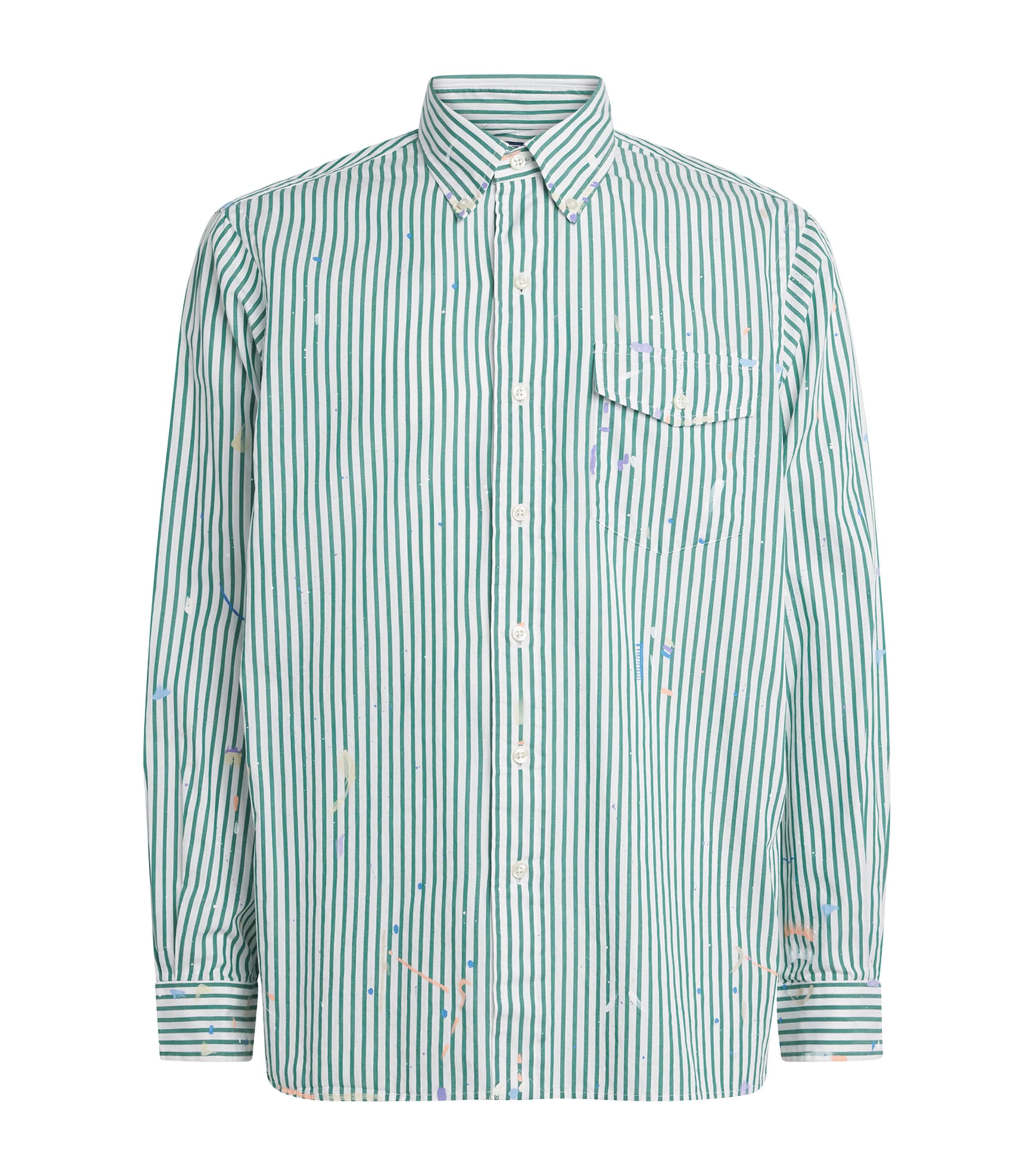 Cotton Paint Splatter Shirt