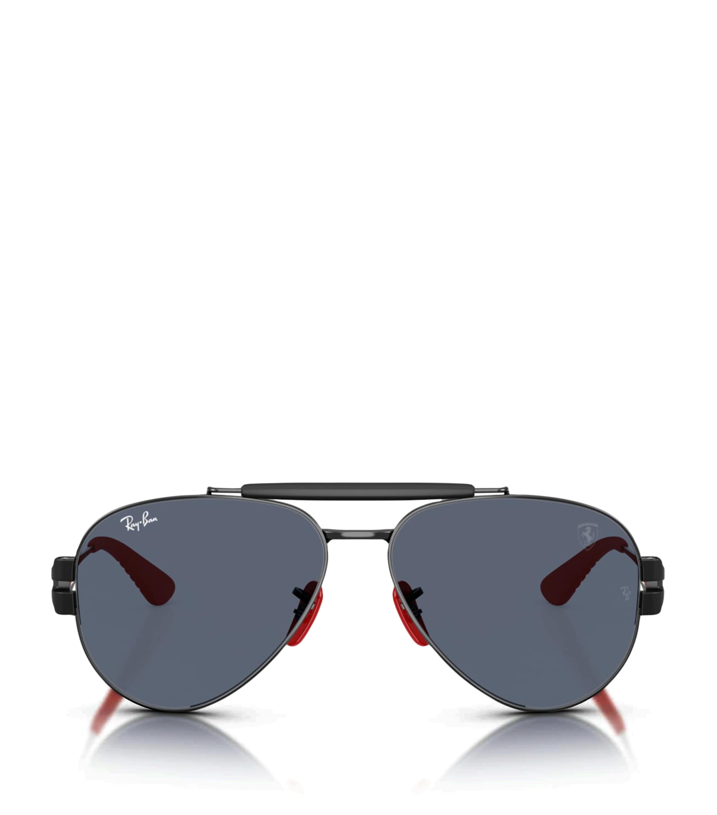 Ray-Ban RB3762M Scuderia Ferrari Collection Phantos Sunglasses Black
