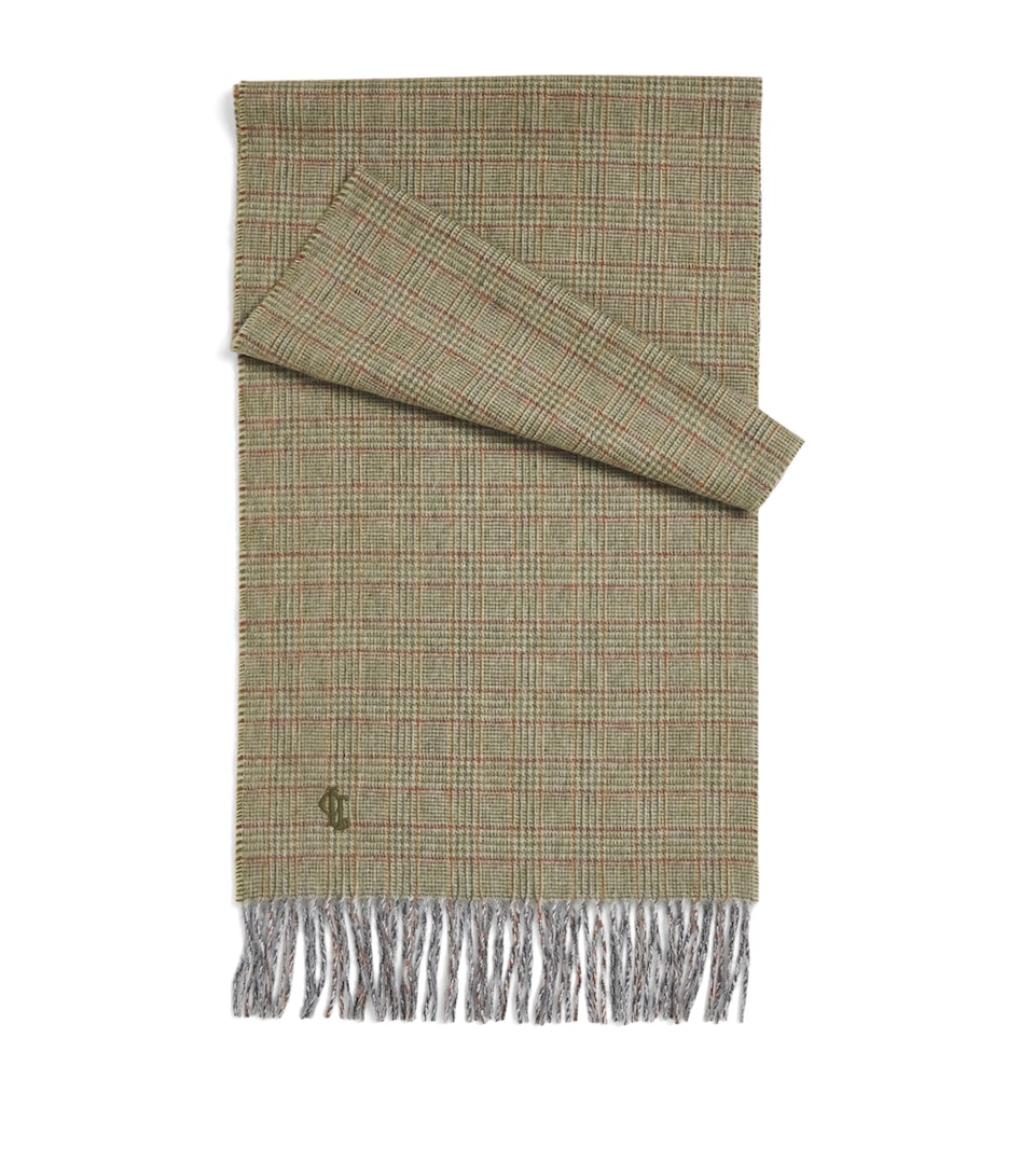 Purdey Cashmere Check Blair Scarf Rst