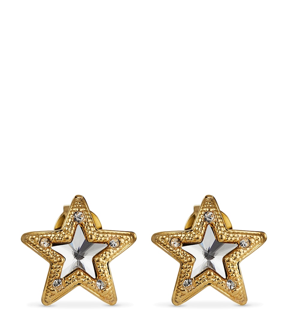 Crystal Star Stud Earrings