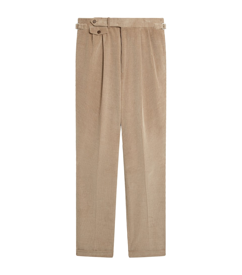 Cotton-Cashmere Corduroy Trousers