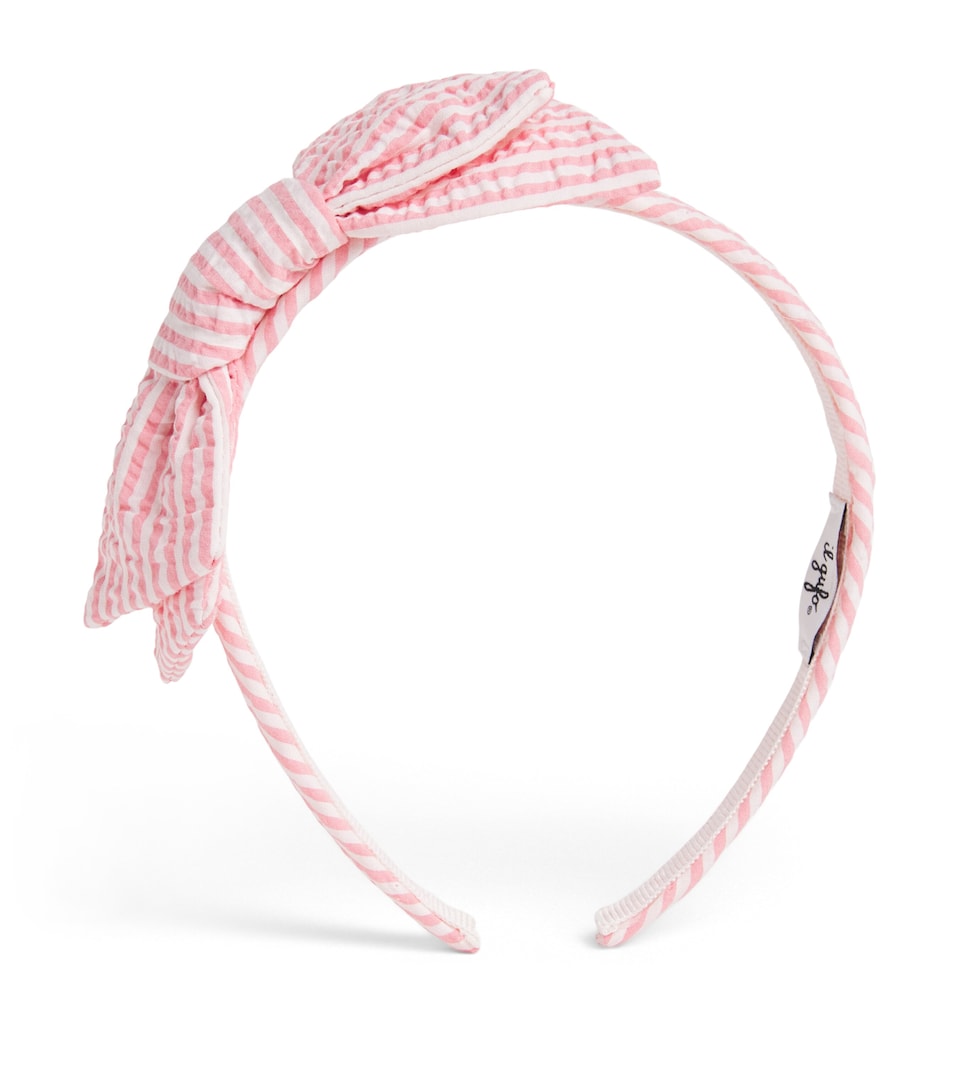 Stripe Bow Headband