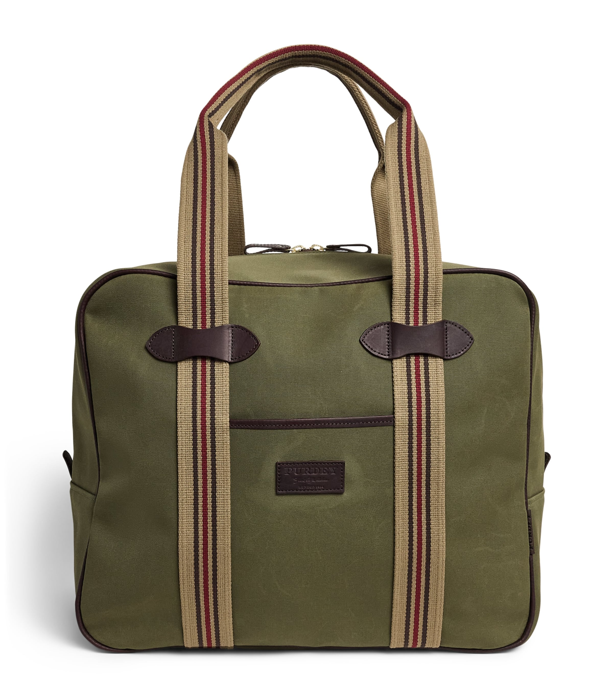 Purdey Small Canvas Field Tote Bag Khk
