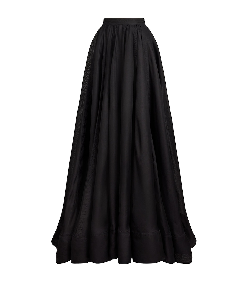 Silk Gazar Ivanna Maxi Skirt