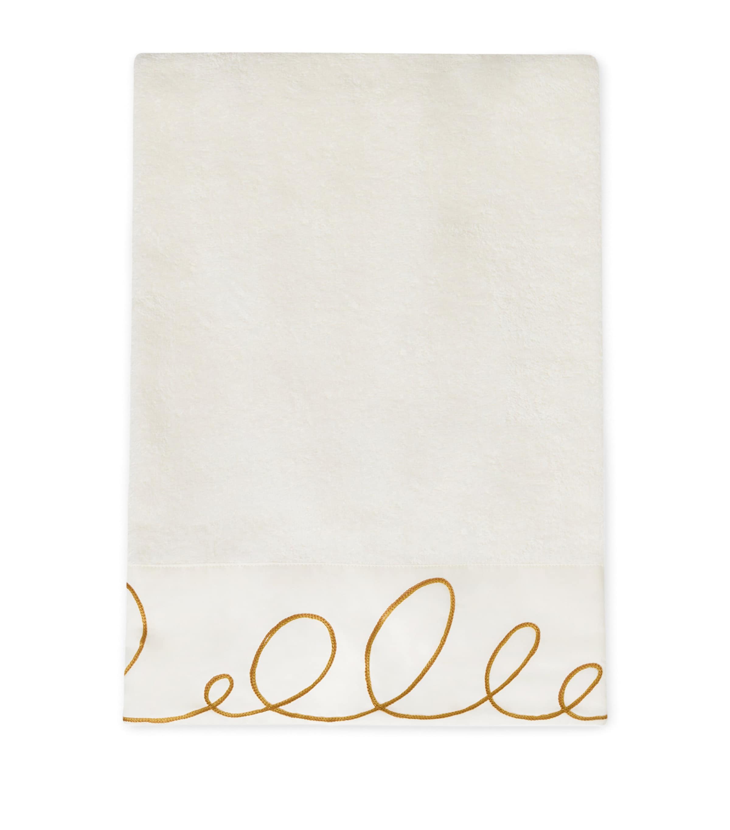 Loretta Caponi Cotton Terry Mobile Hand Towel (60cm x 50cm) White