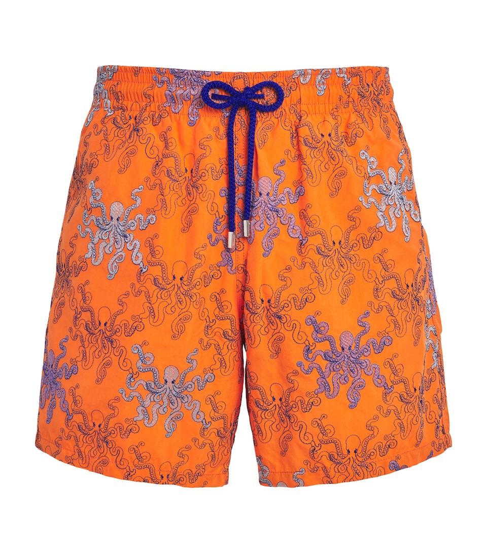Vilebrequin Mens Embroidered Octopus Swim Shorts Vitamine