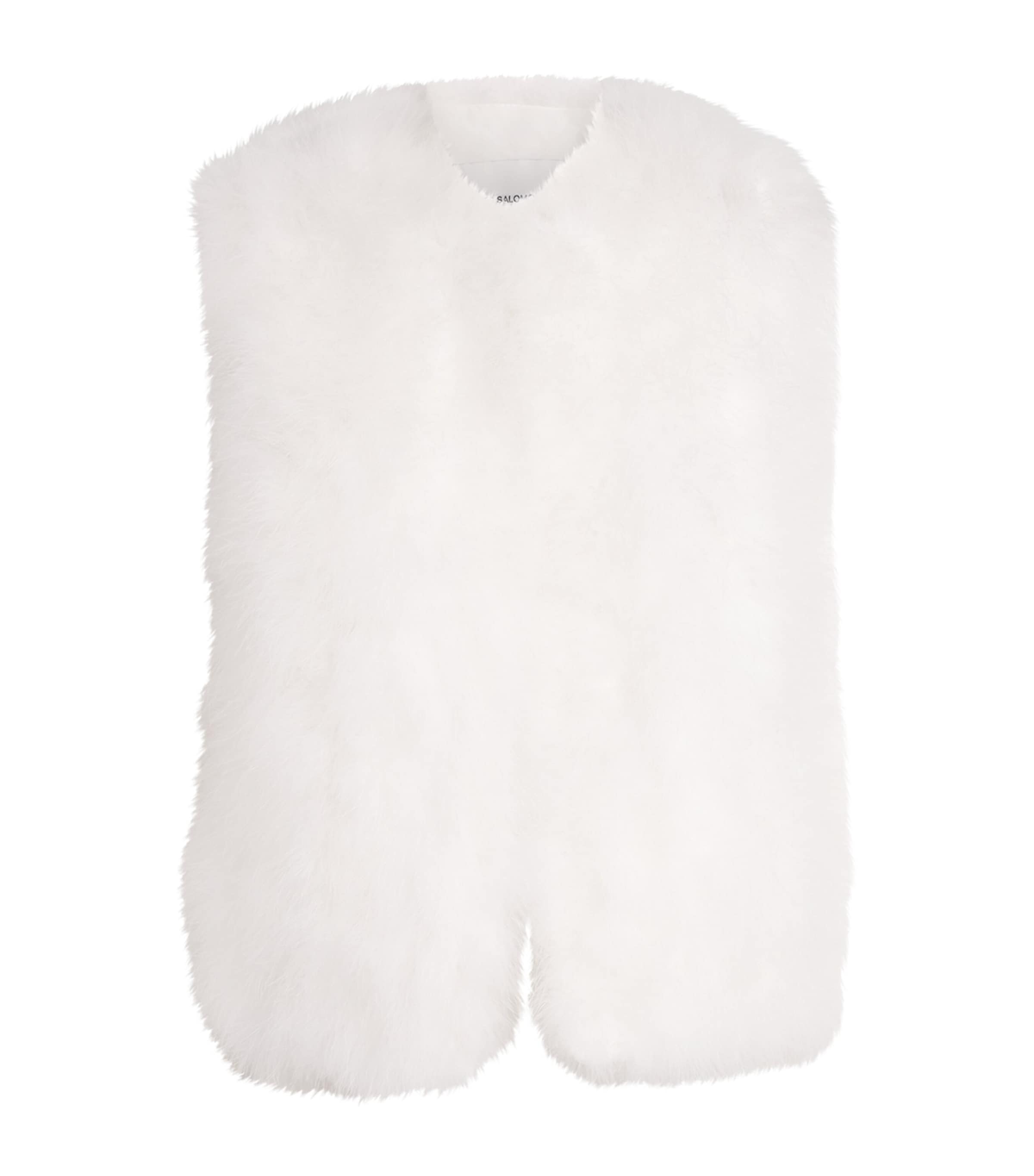 Yves Salomon Womens Feather Gilet
