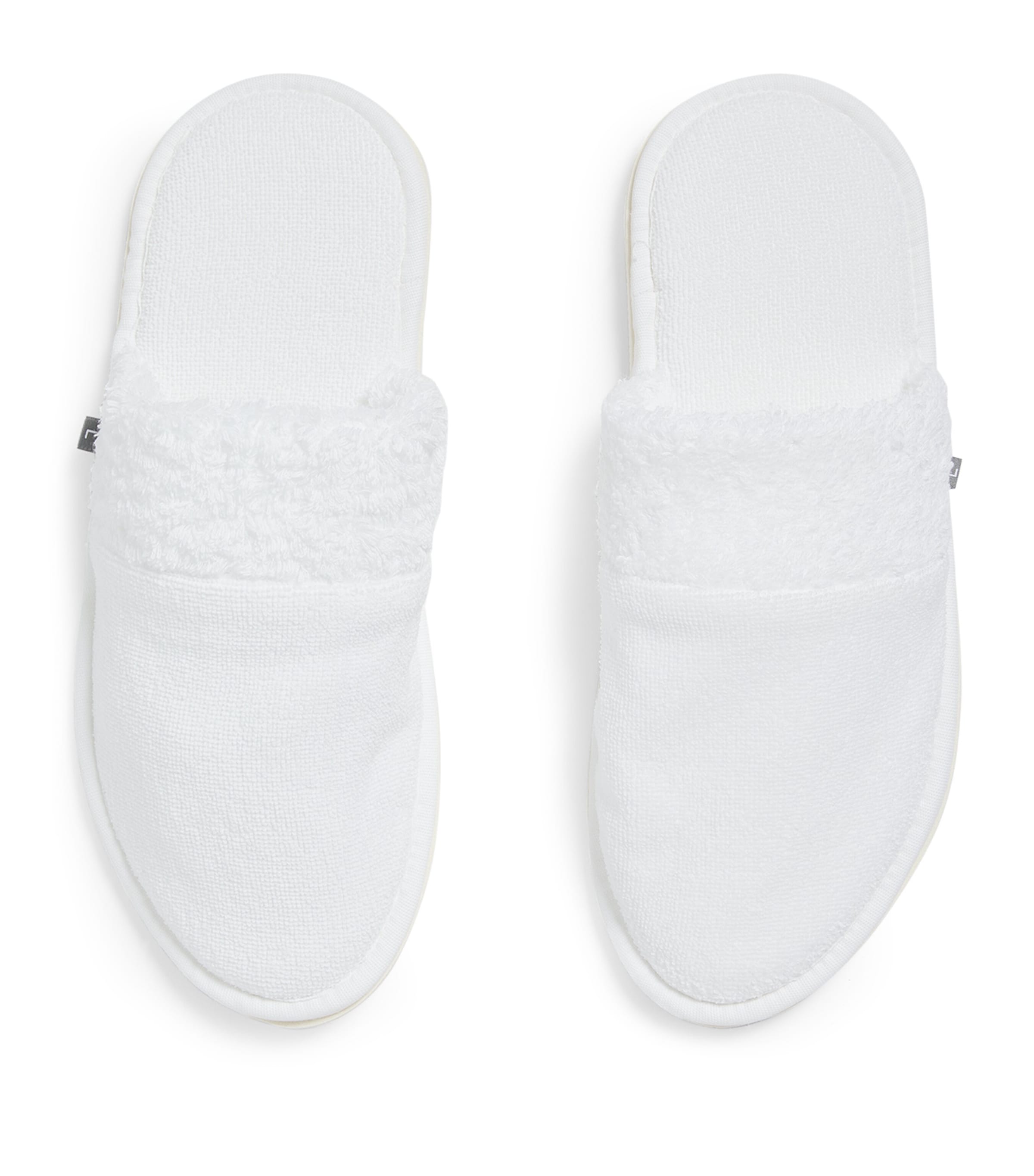 Abyss & Habidecor Egyptian Cotton Christine Slippers White