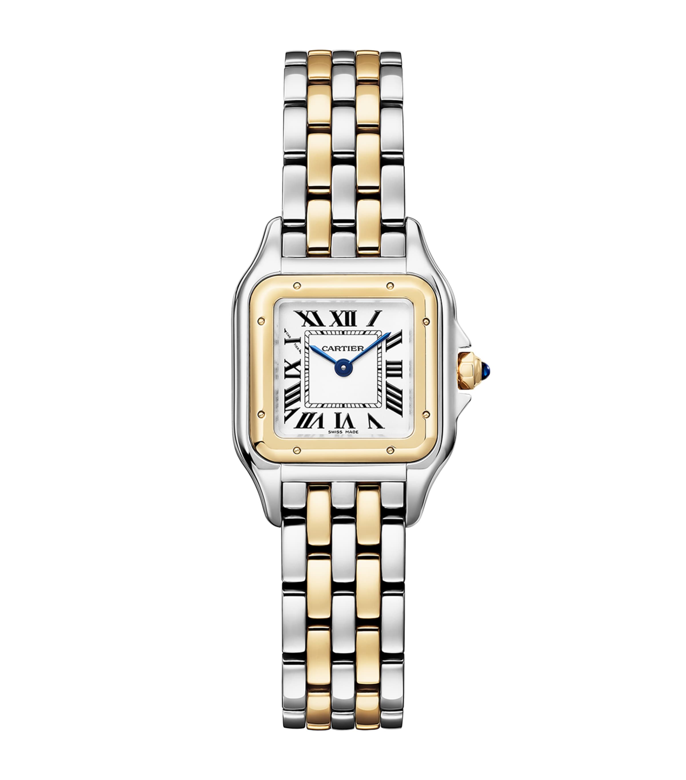 Cartier Small Yellow Gold and Stainless Steel Panthère de Cartier Watch 23mm Silver