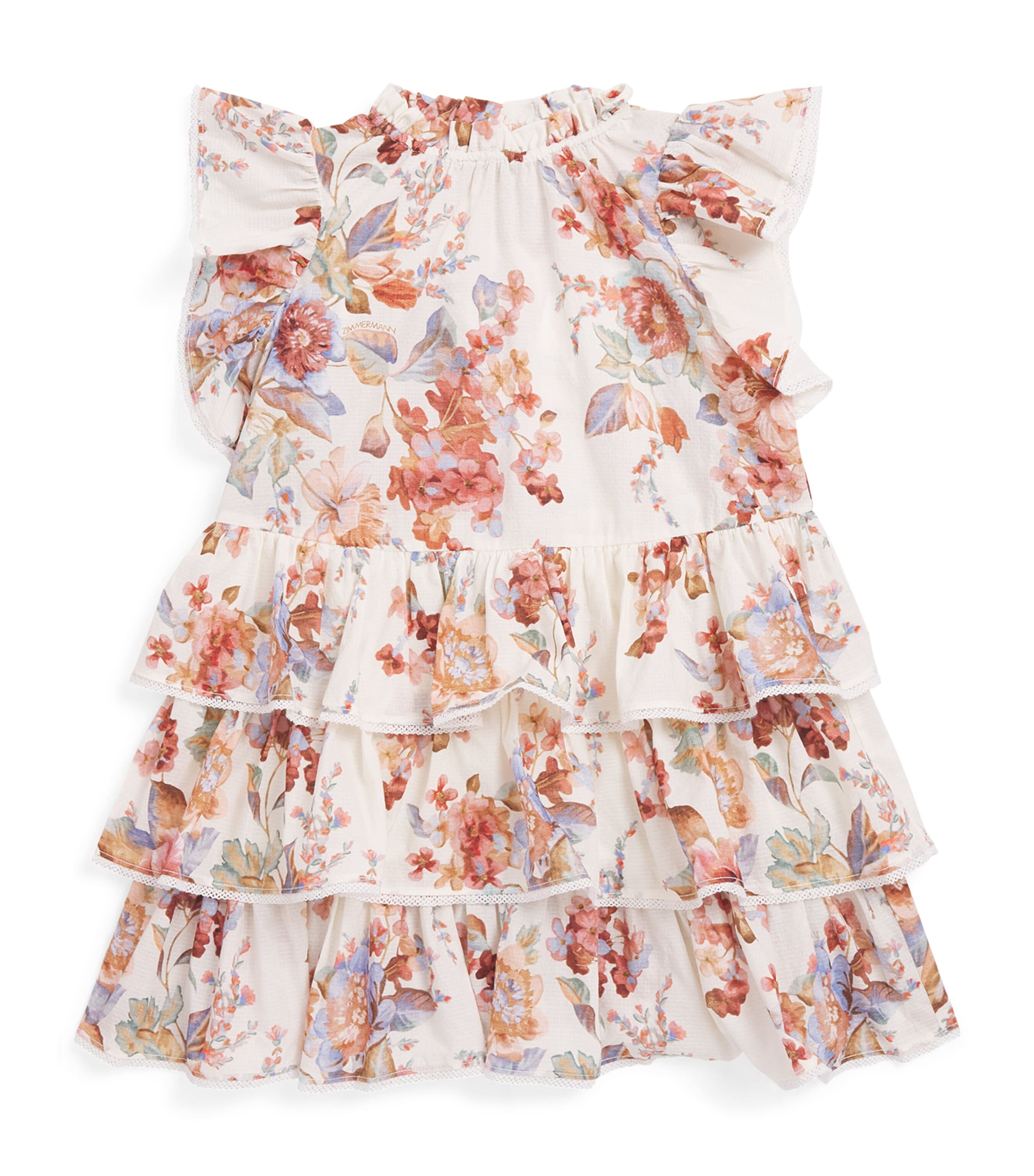 Cotton Floral Awaken Flutter Dress (1-12 Years)